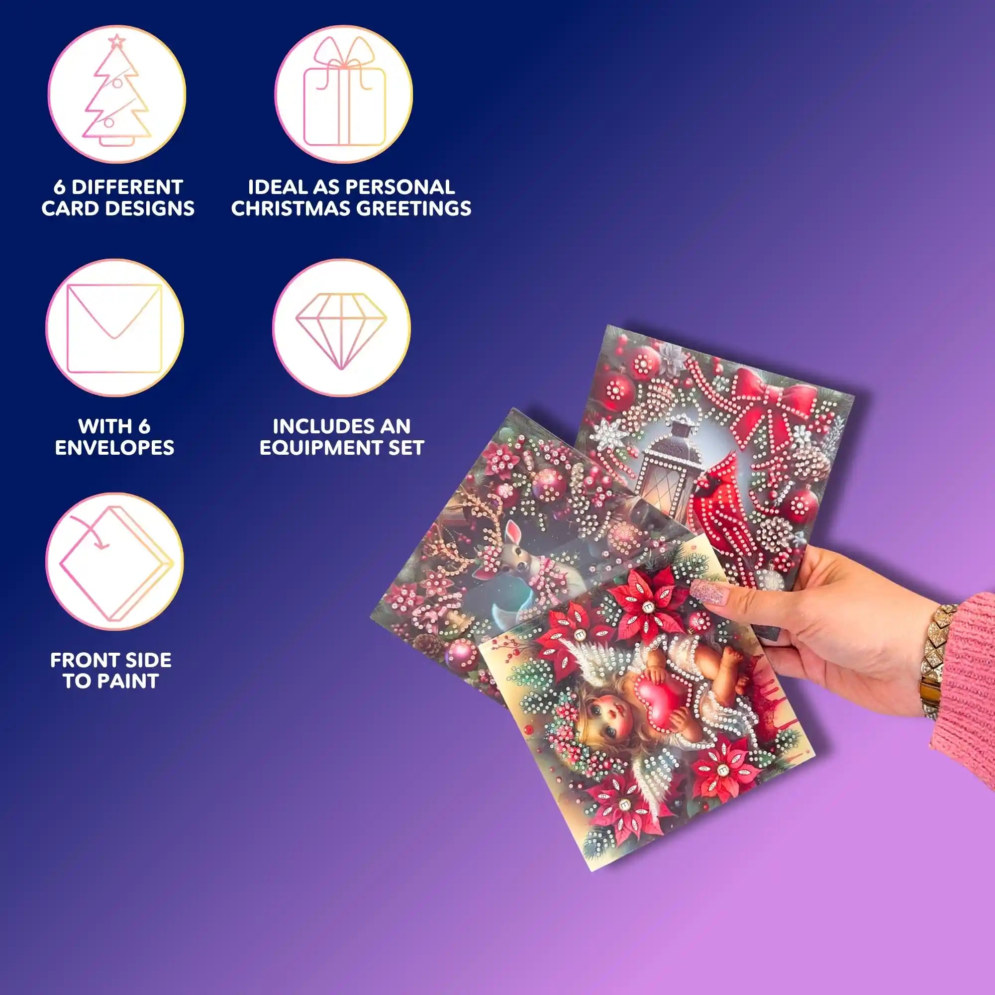 Diamond Painting Christmas Cards