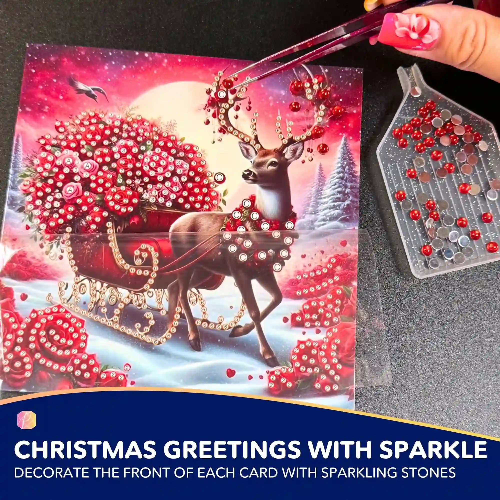 Diamond Painting Christmas Cards