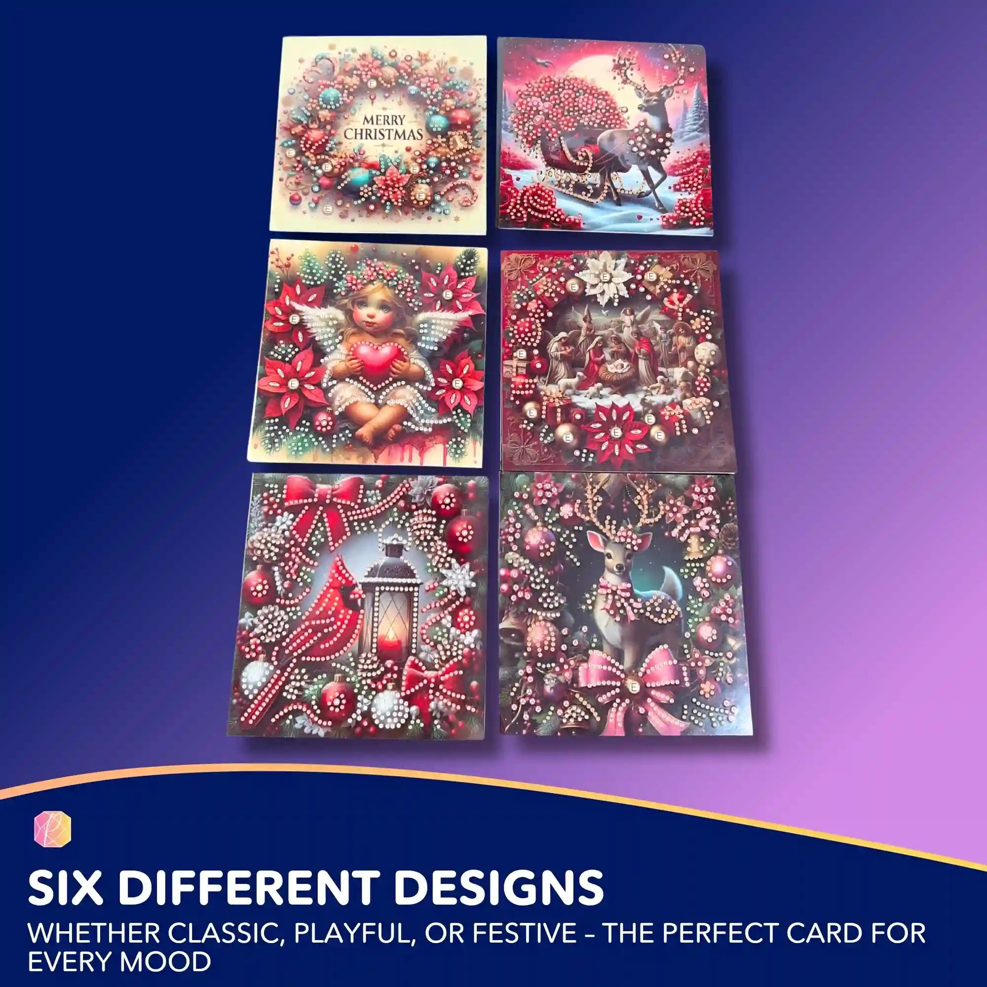 Diamond Painting Christmas Cards