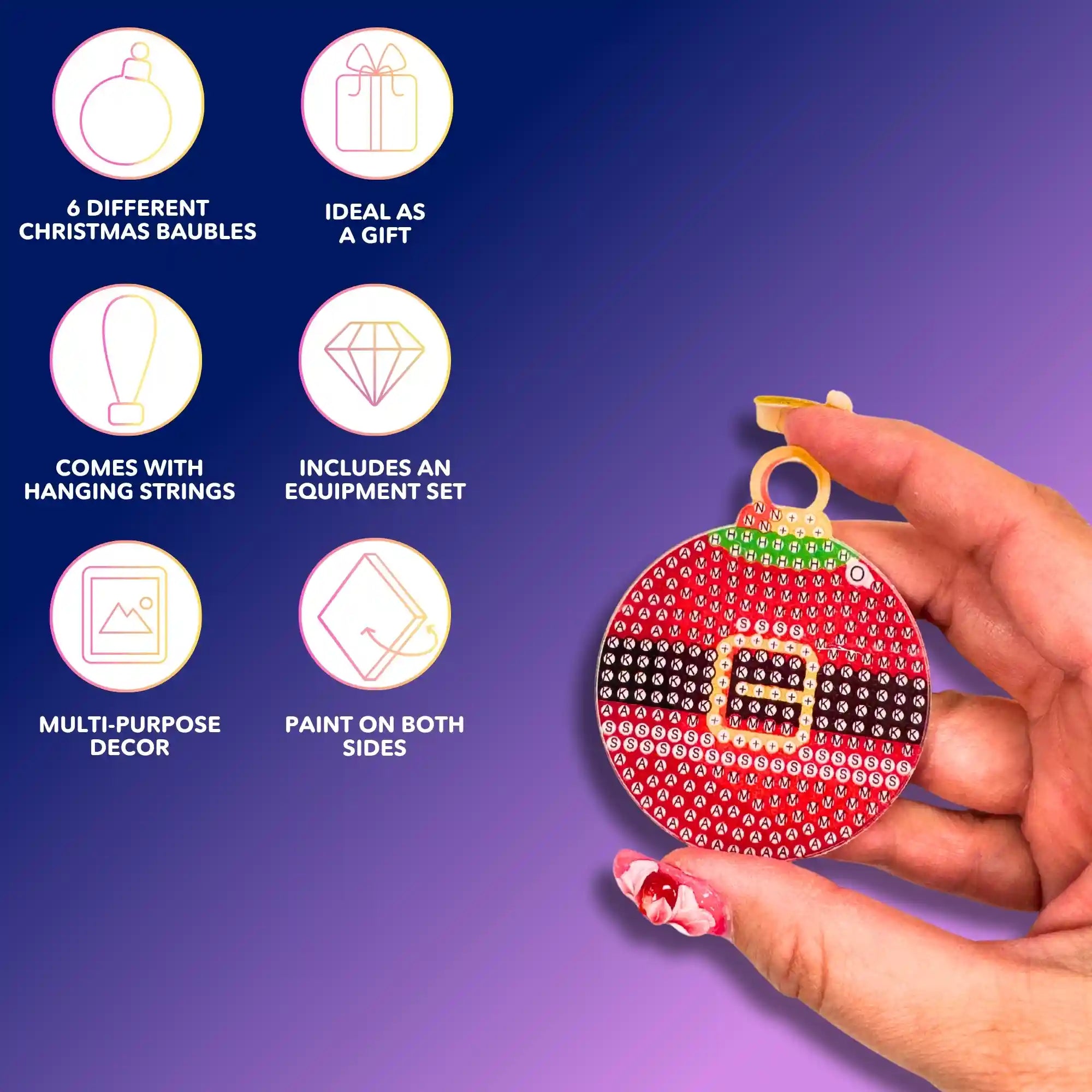 Diamond Painting - Small Christmas Ornaments Baubles