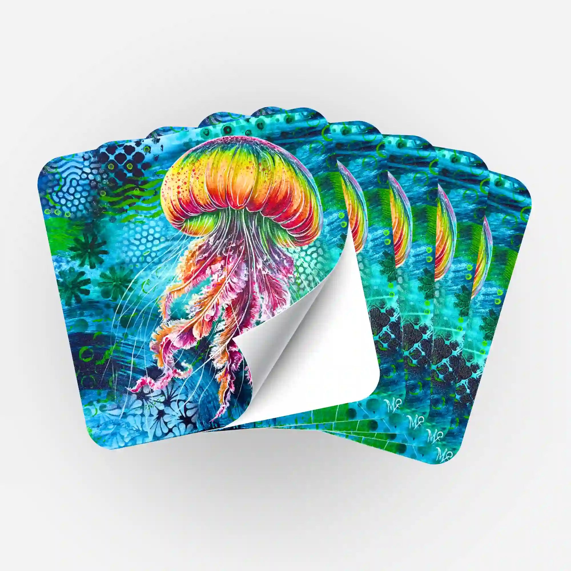 Wall Sticker 5-Pack - Medusa Solaris