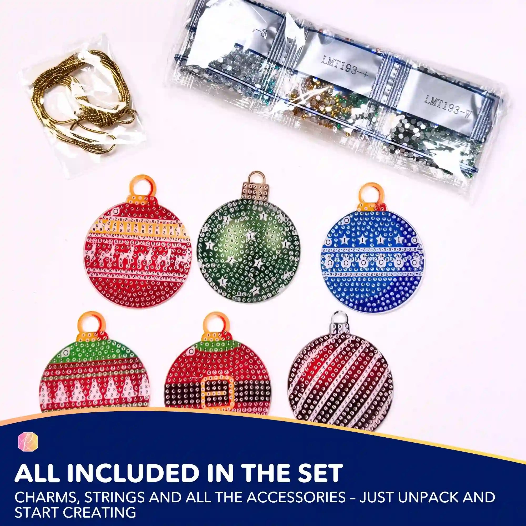 Diamond Painting - Small Christmas Ornaments Baubles