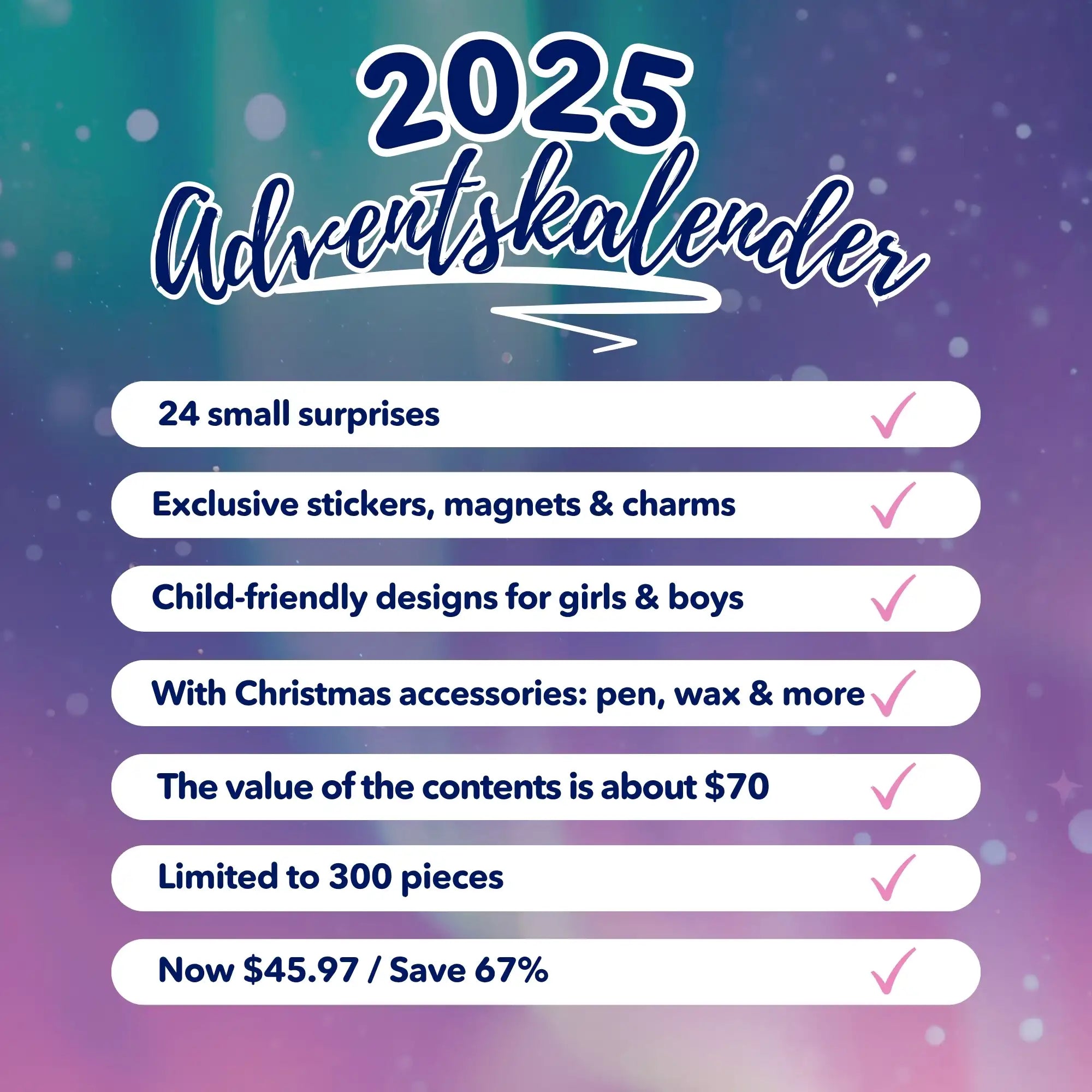 Diamond Painting "Advent Calendar Kids 2025"