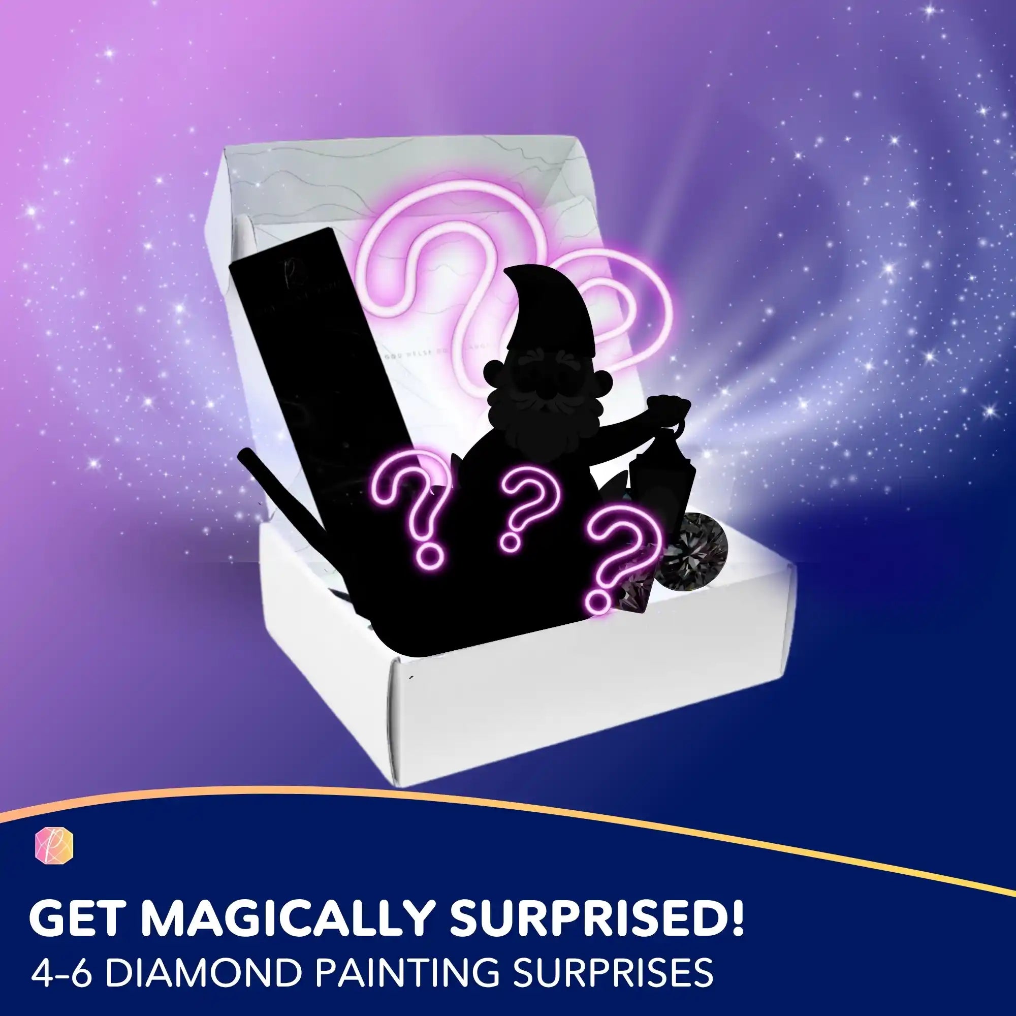 Diamond Painting Mystery-Box "Gnomes" (#1)