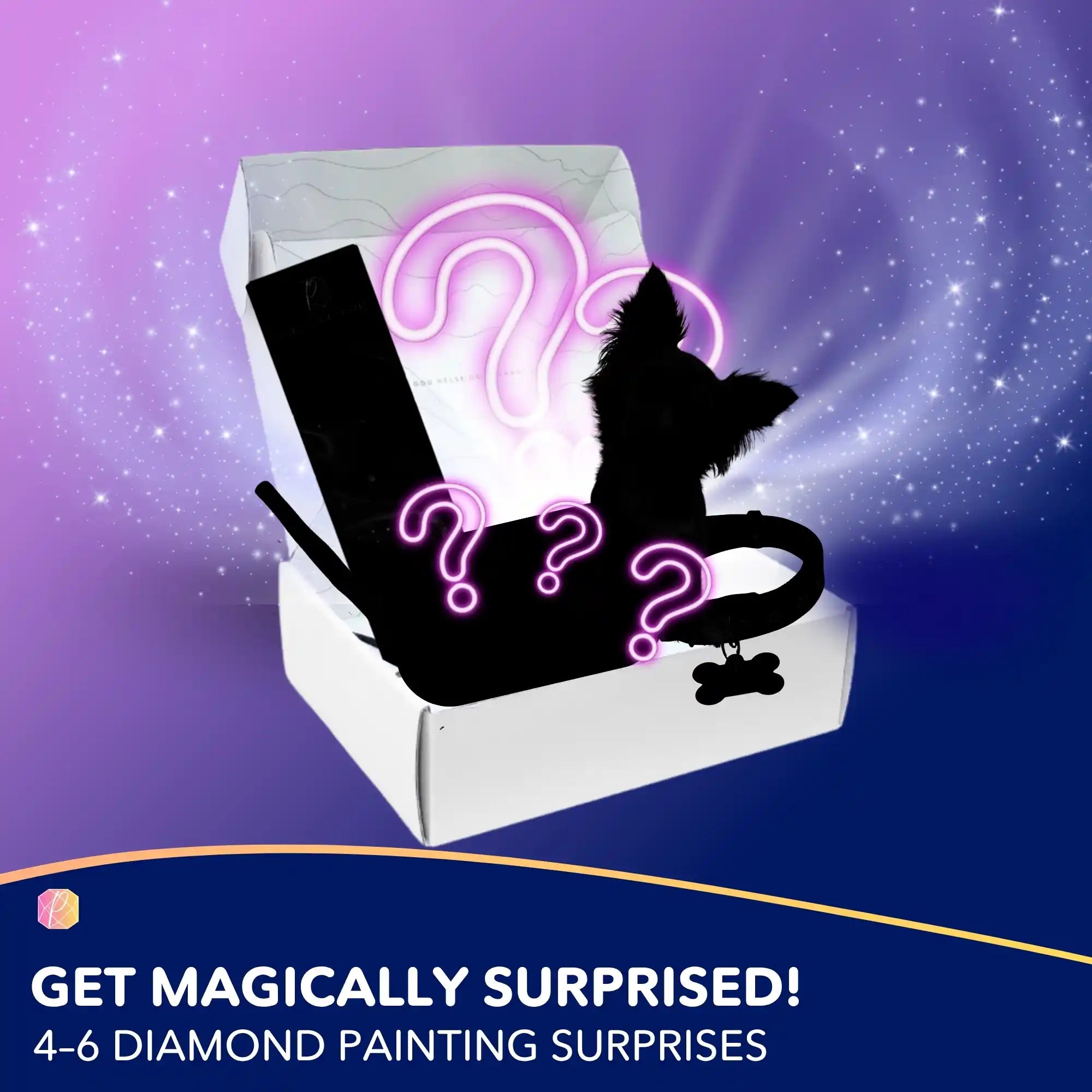 Diamond Painting Mystery-Box "Dogs" (#1)