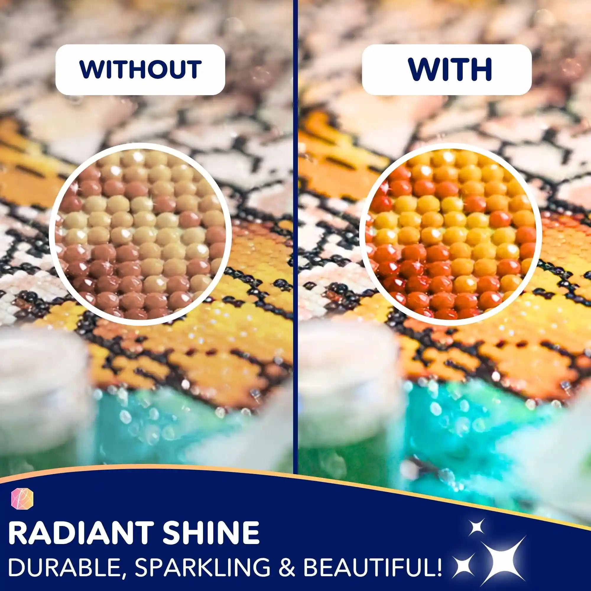 Diamond Painting Sealer® for Better Adhesion & Shine Effect – The Original