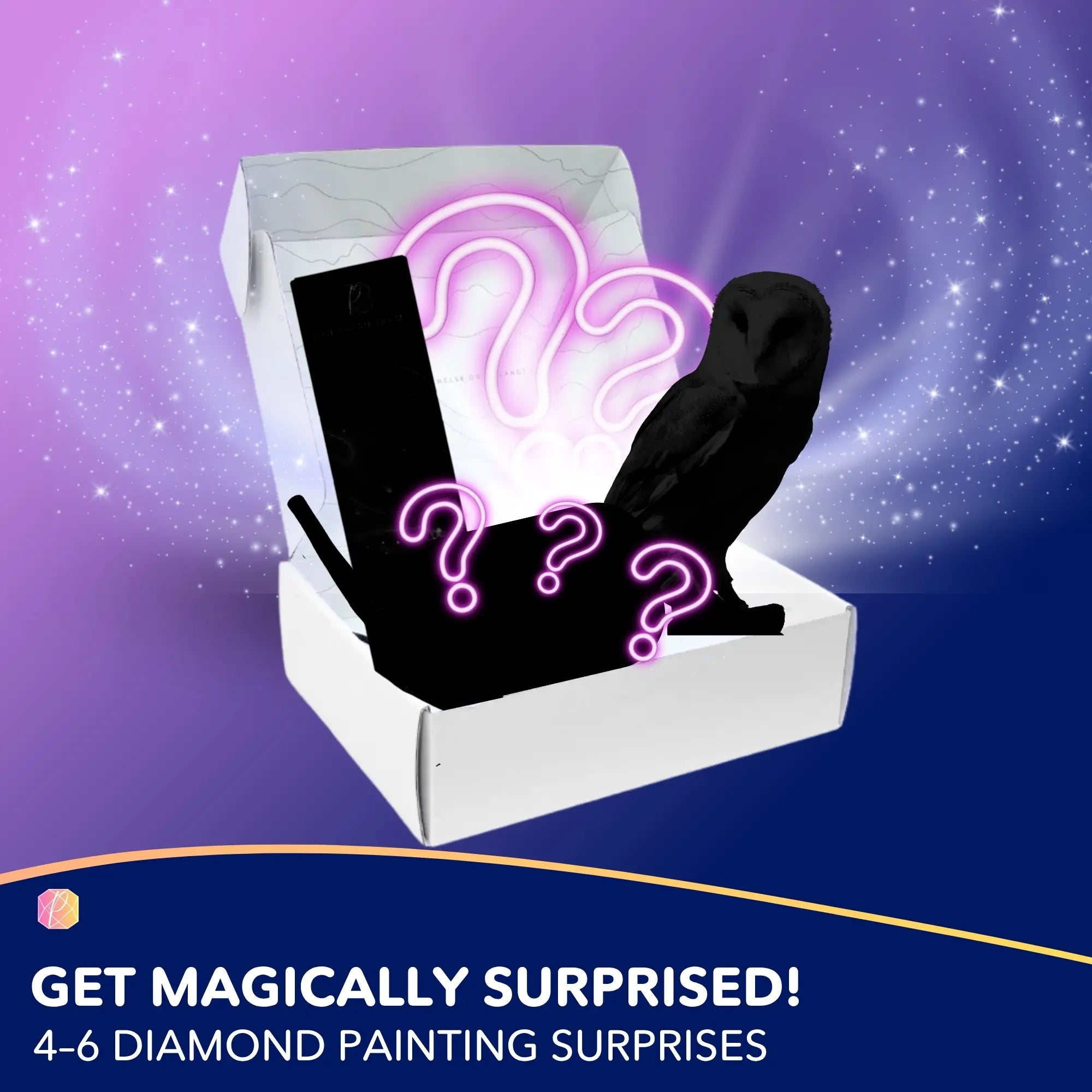 Diamond Painting Mystery-Box "Owls" (#1)