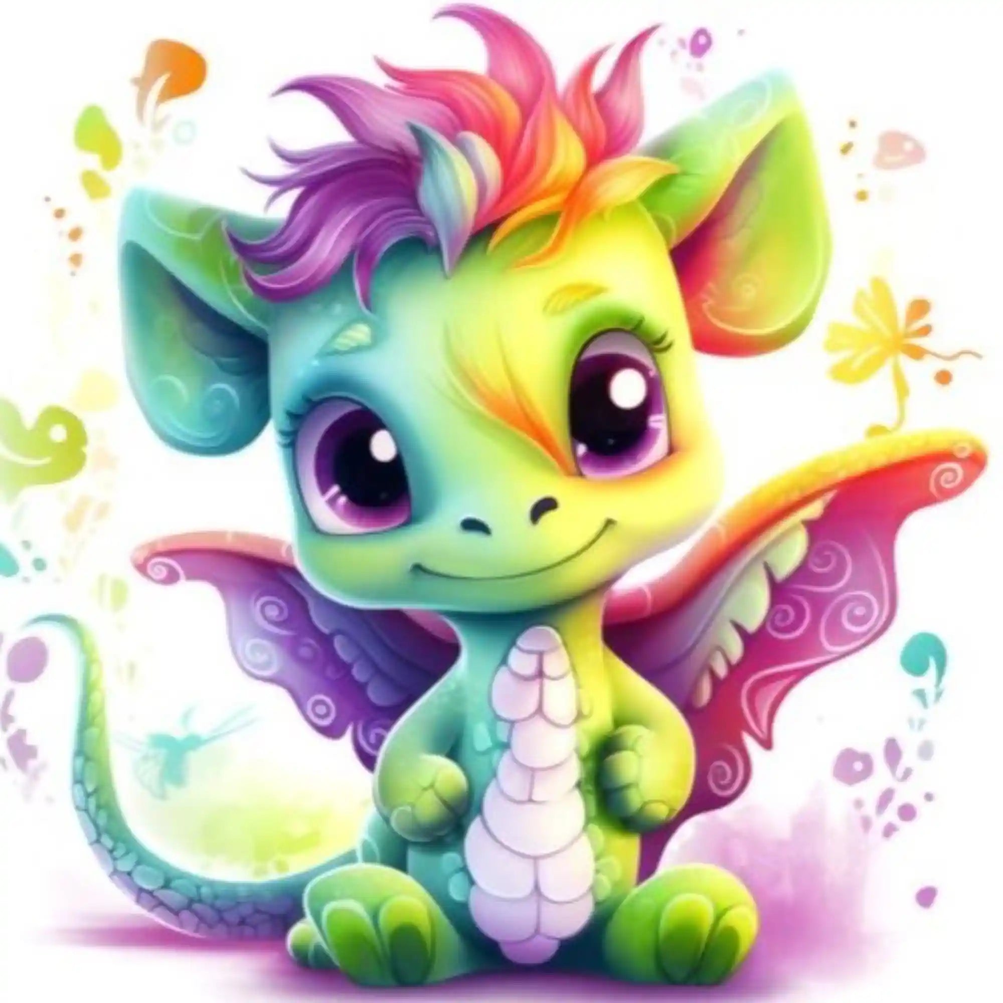Diamond Painting Mini - Happy Dragon