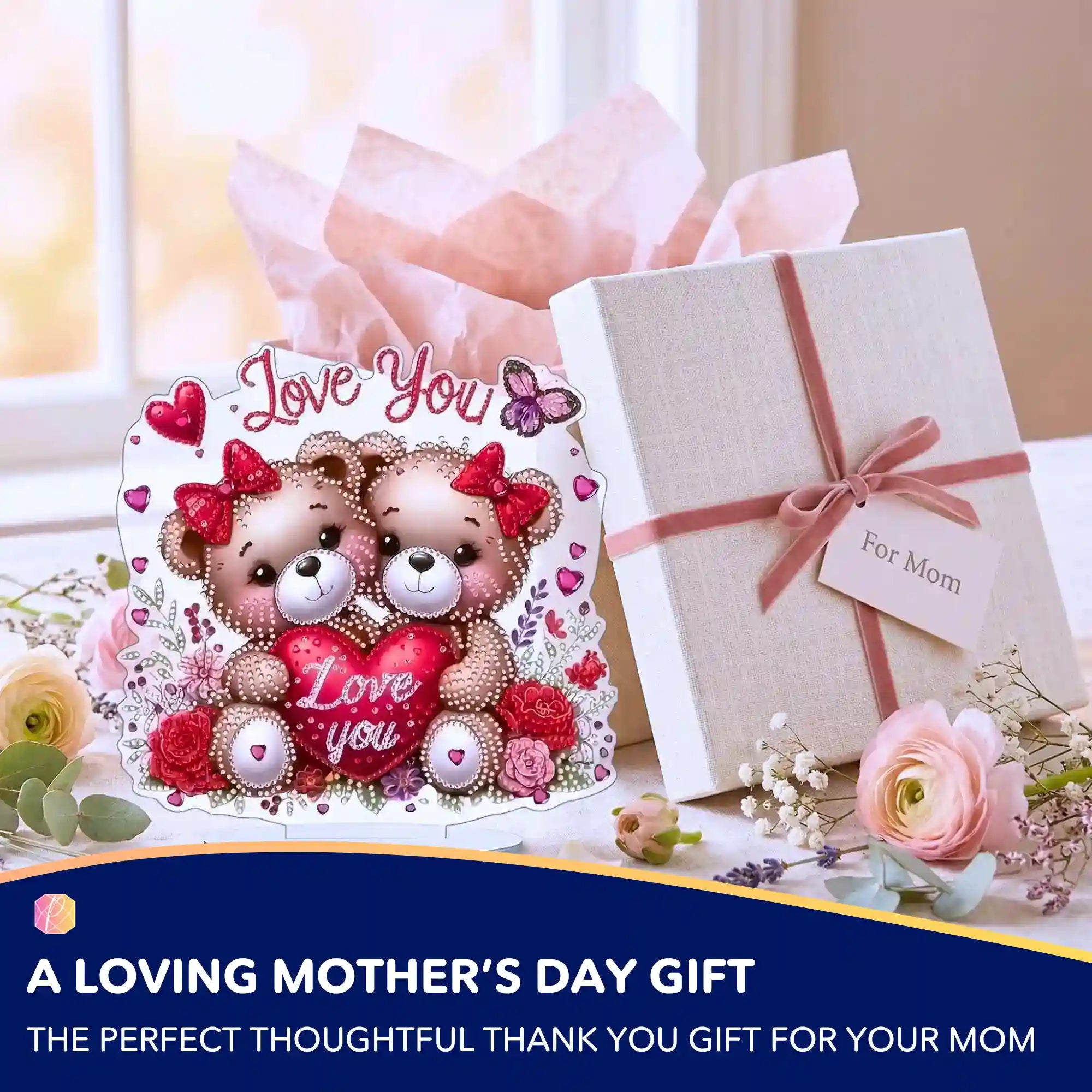 Diamond Painting Stand Bears Love You – Mother’s Day