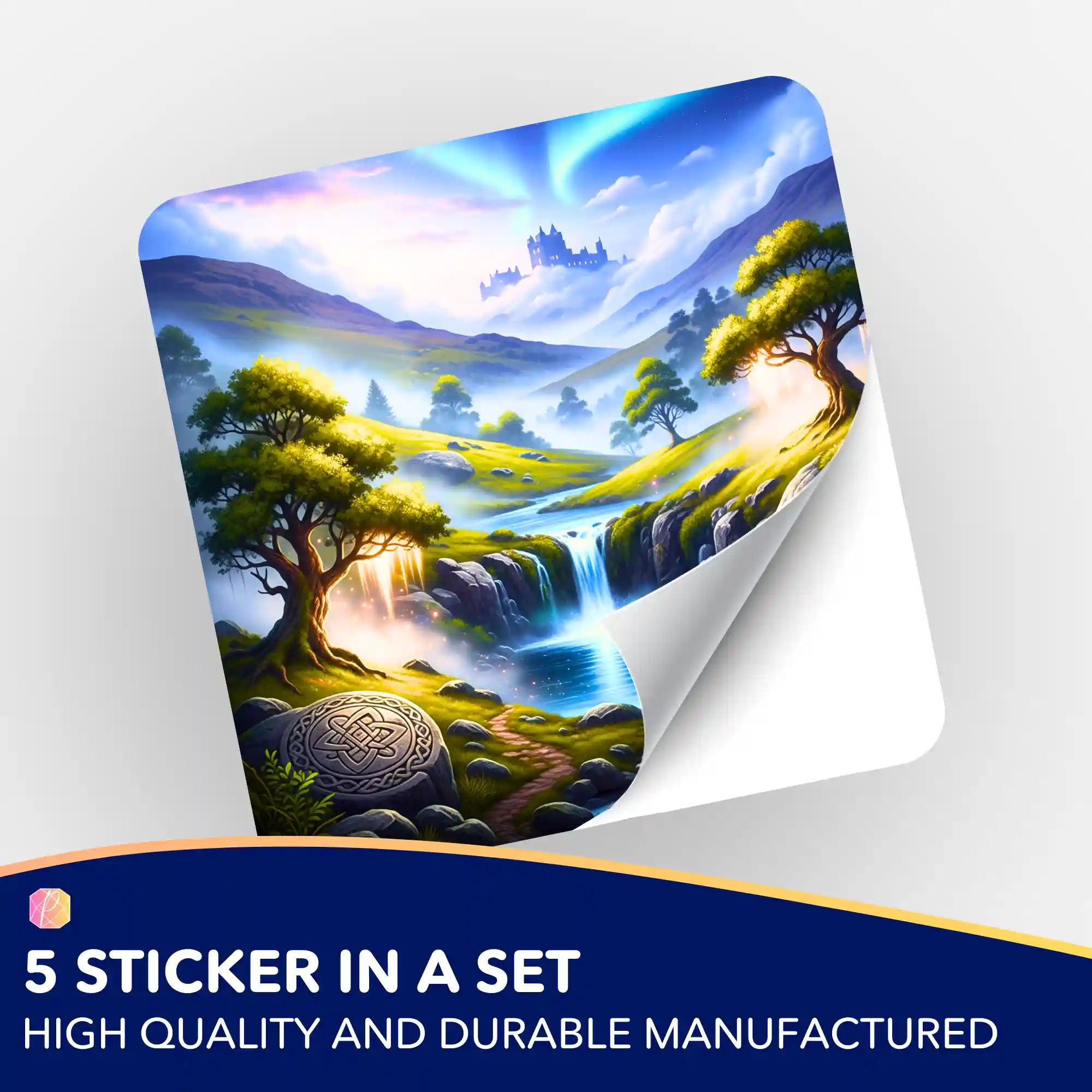 Wall Sticker 5-Pack - Valley of Memory