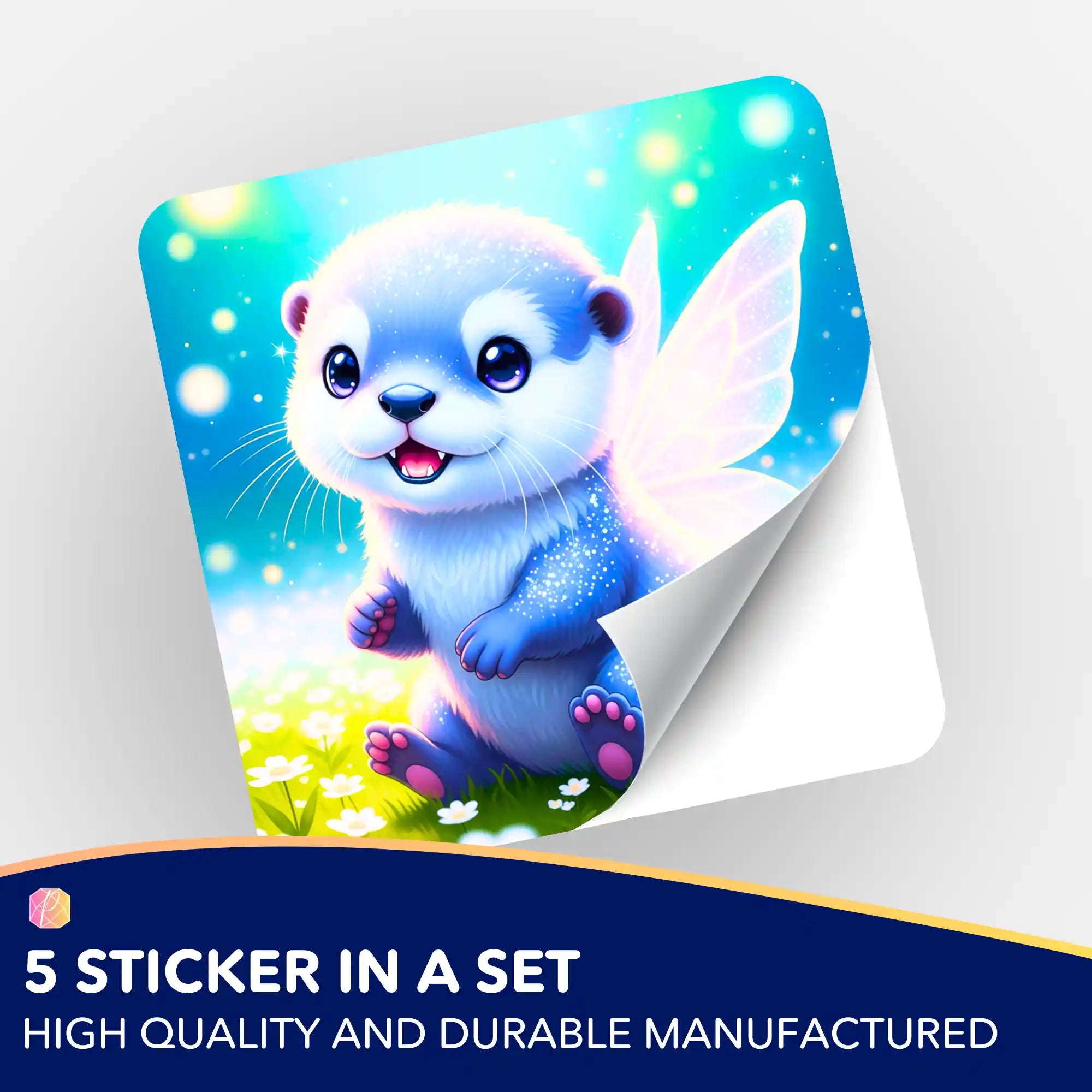 Wall Sticker 5-Pack - The Little Fairy Otter Mira