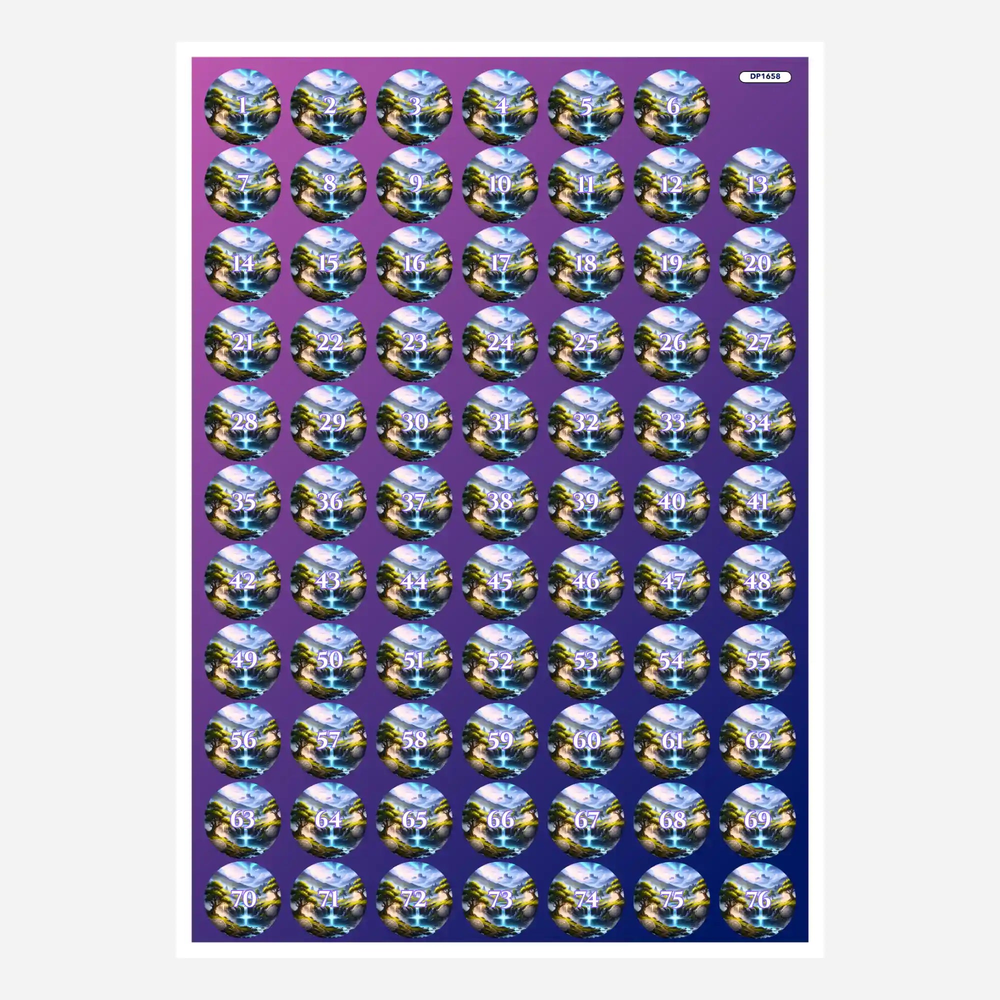 Small Jar Stickers - Valley of Memory