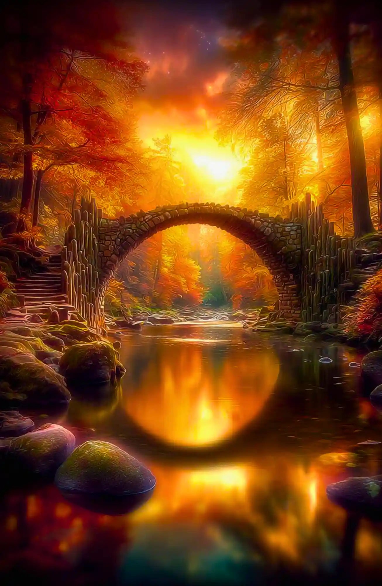 Diamond Painting – Bridge of the Eternal Hour "Limited Edition"