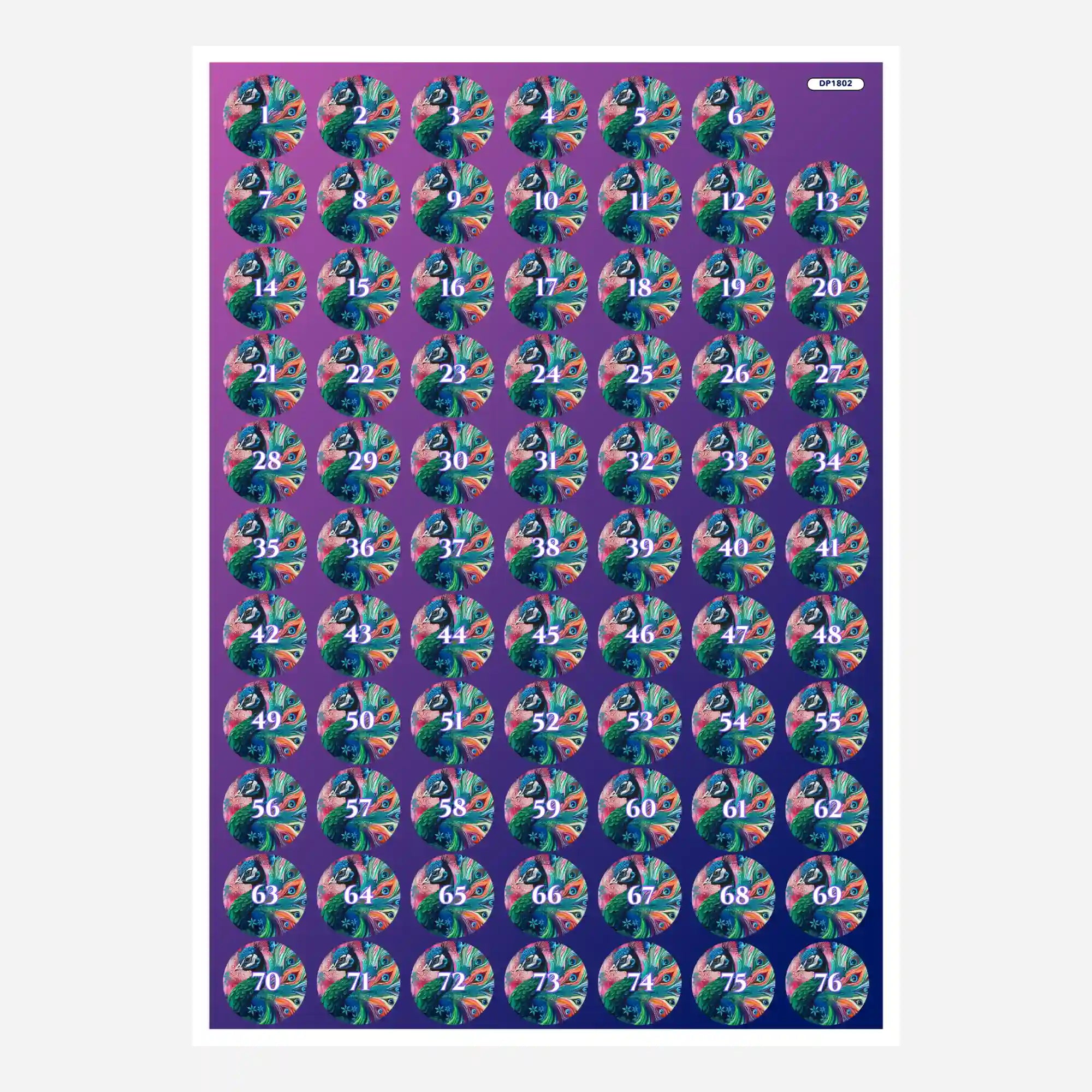 Small Jar Stickers - Majesty of Colors