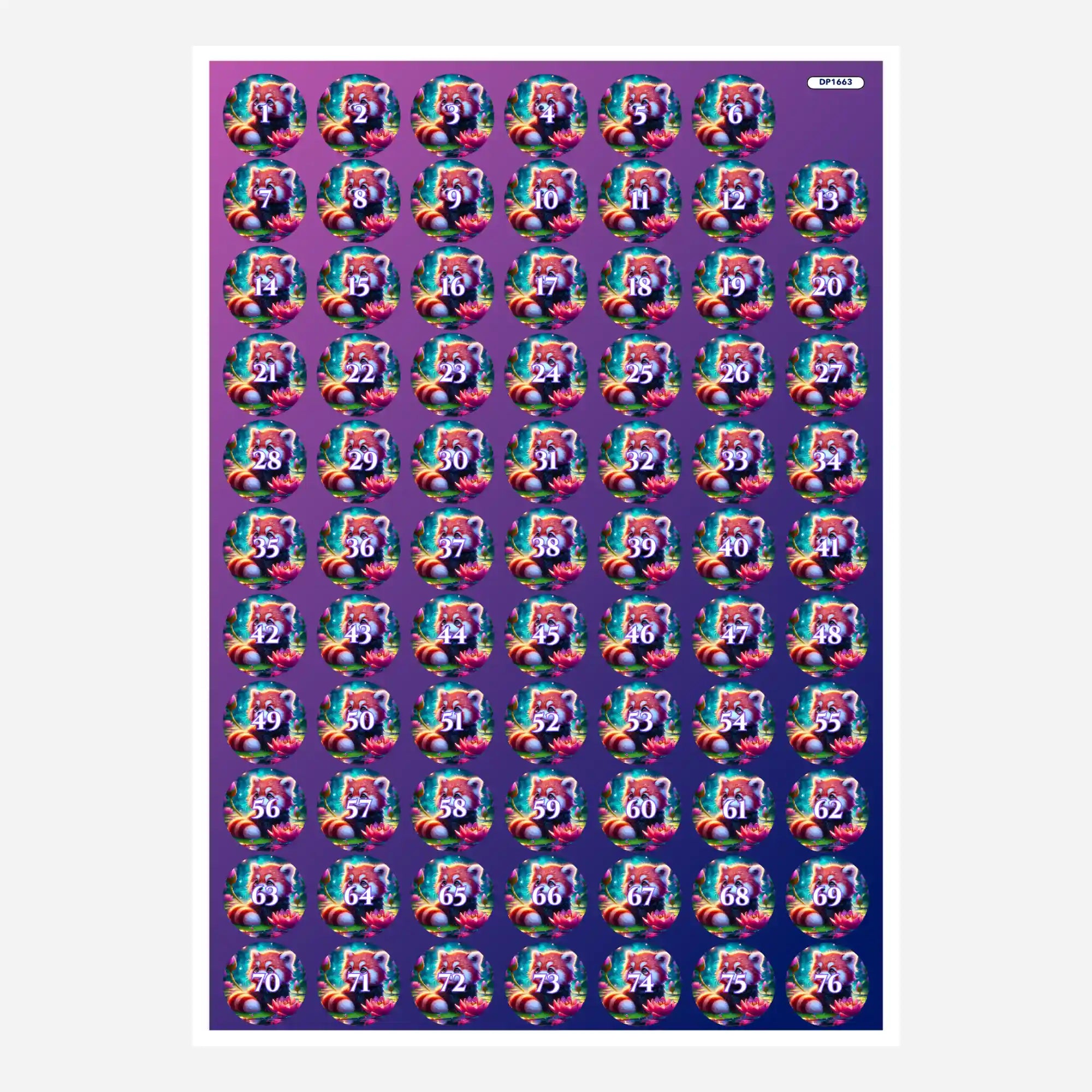 Small Jar Stickers - Miko