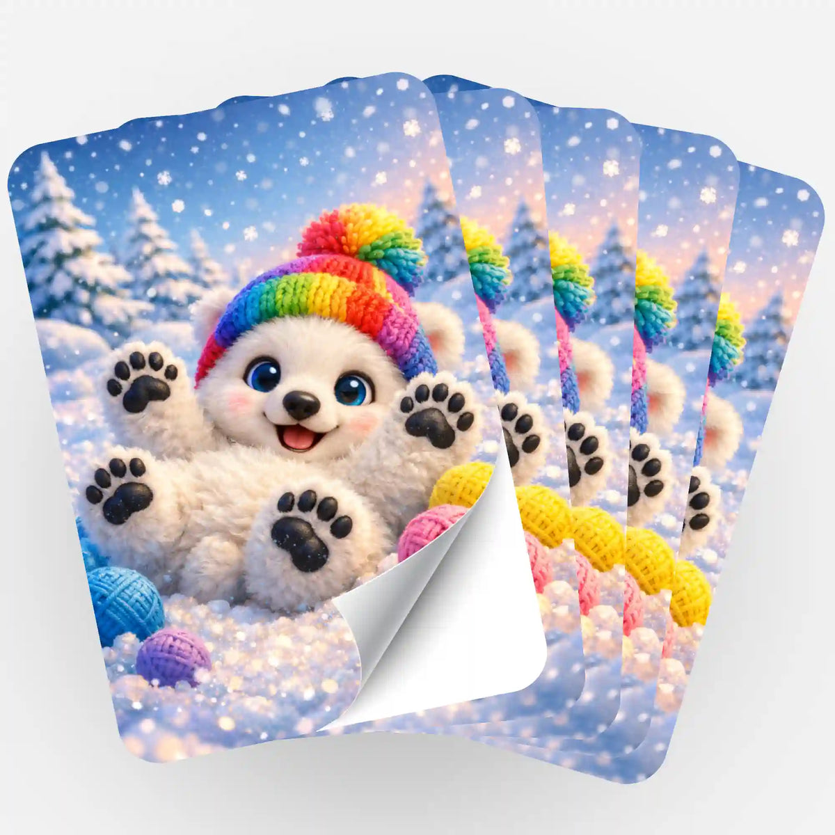Wall Sticker 5-Pack - Winter Joy