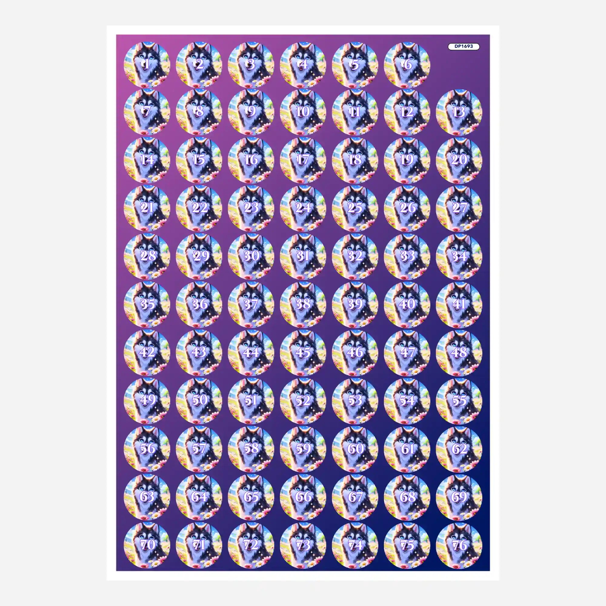 Small Jar Stickers - Summer Gaze