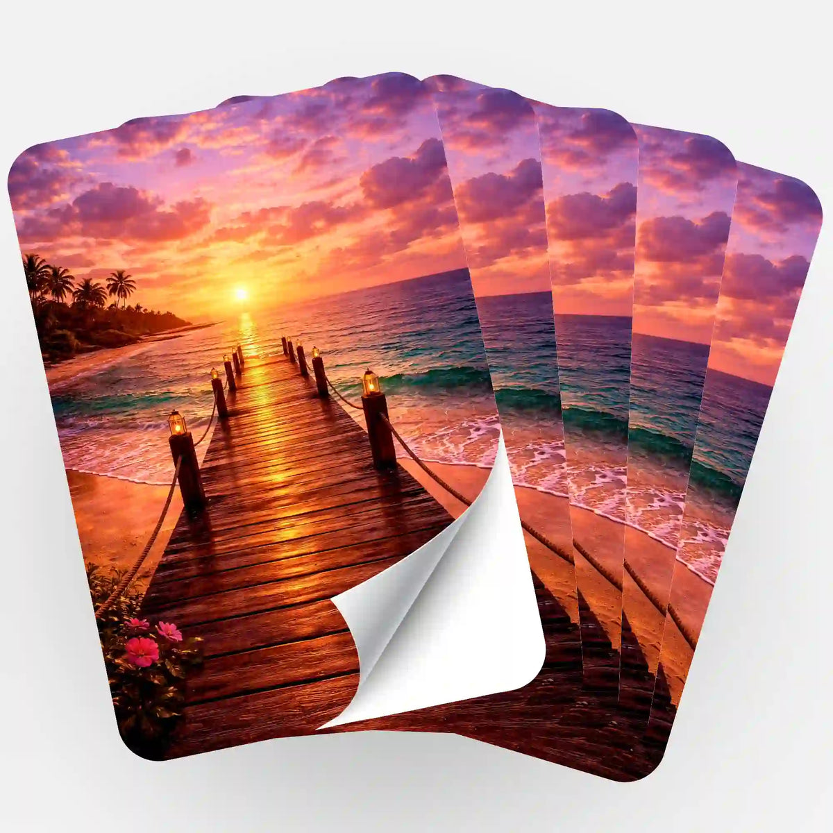 Wall Sticker 5-Pack - To Where the Day Finds Peace