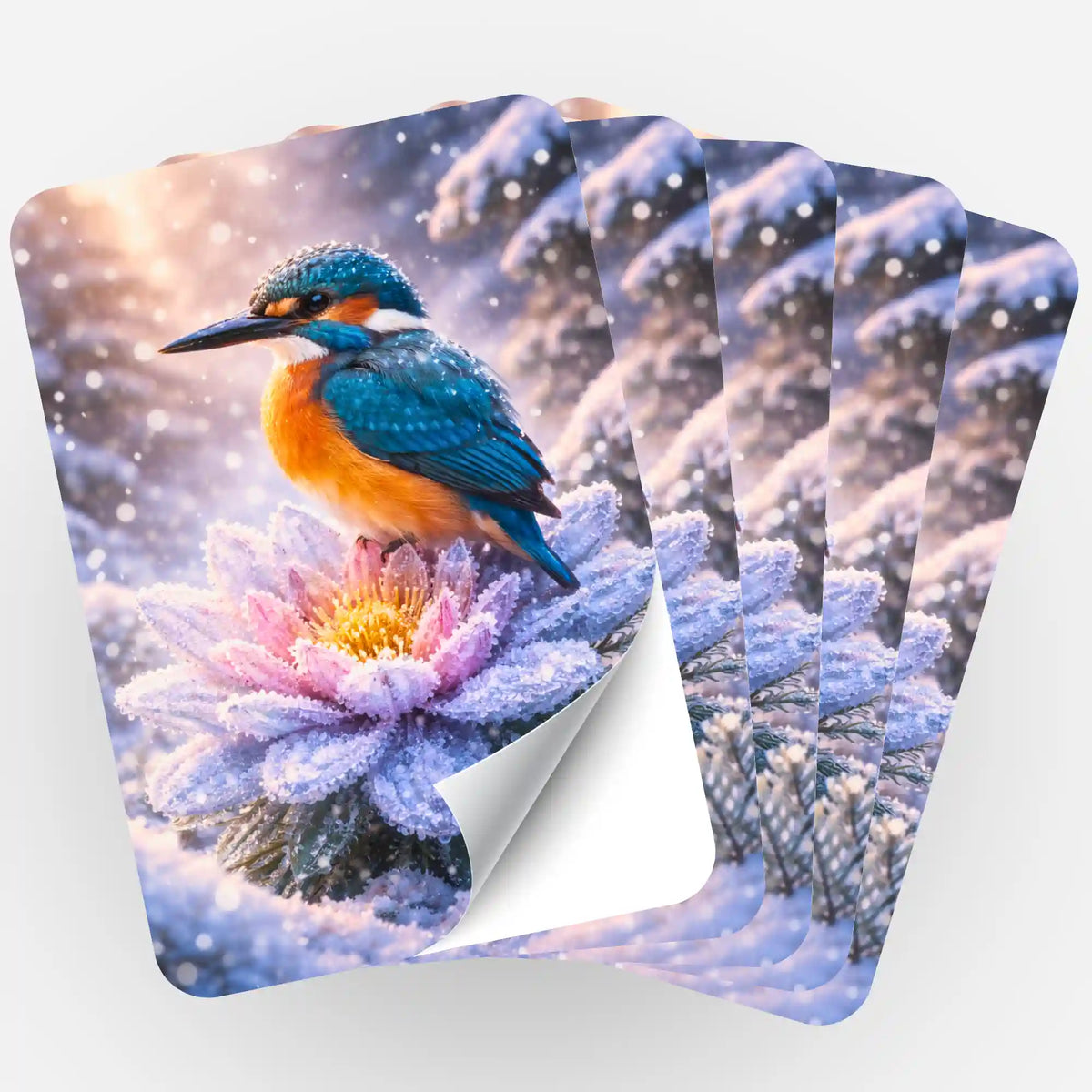 Wall Sticker 5-Pack - Where Winter Preserves the Light