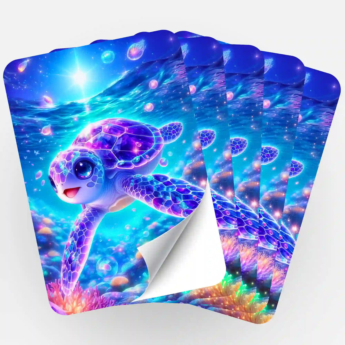 Wall Sticker 5-Pack - Star Turtle
