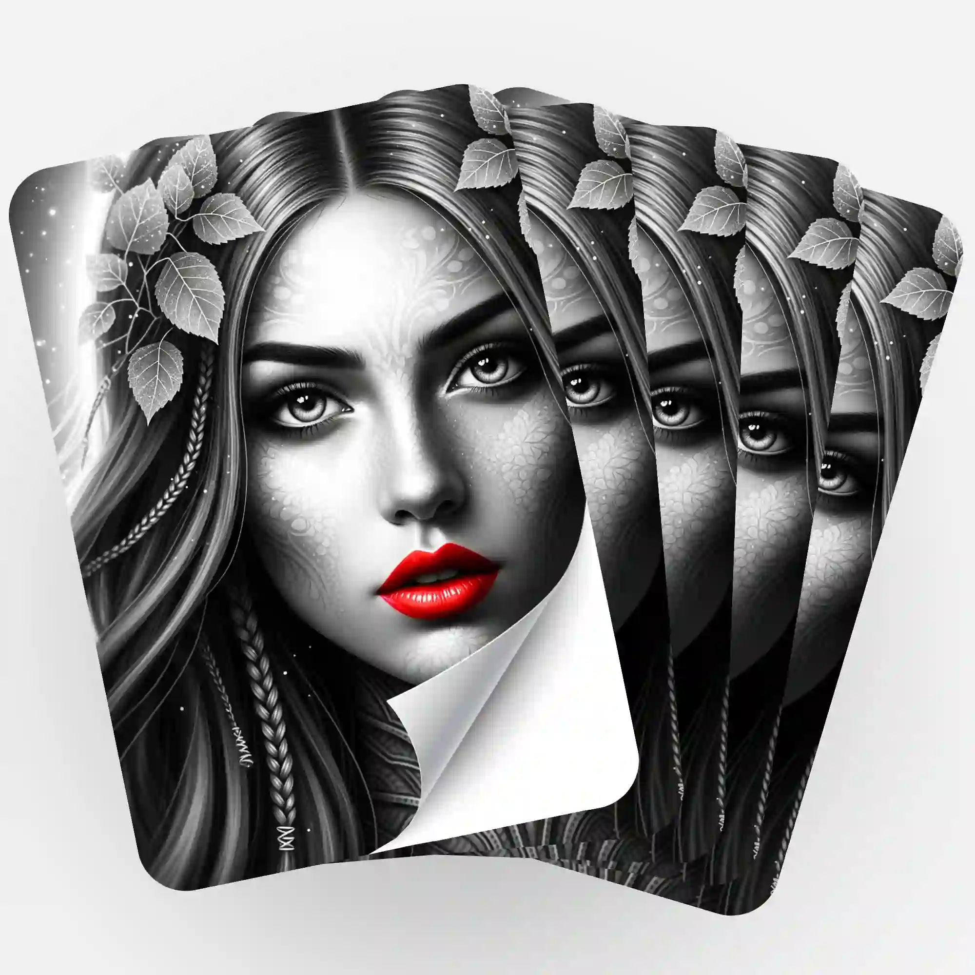 Wall Sticker 5-Pack - Red Lips