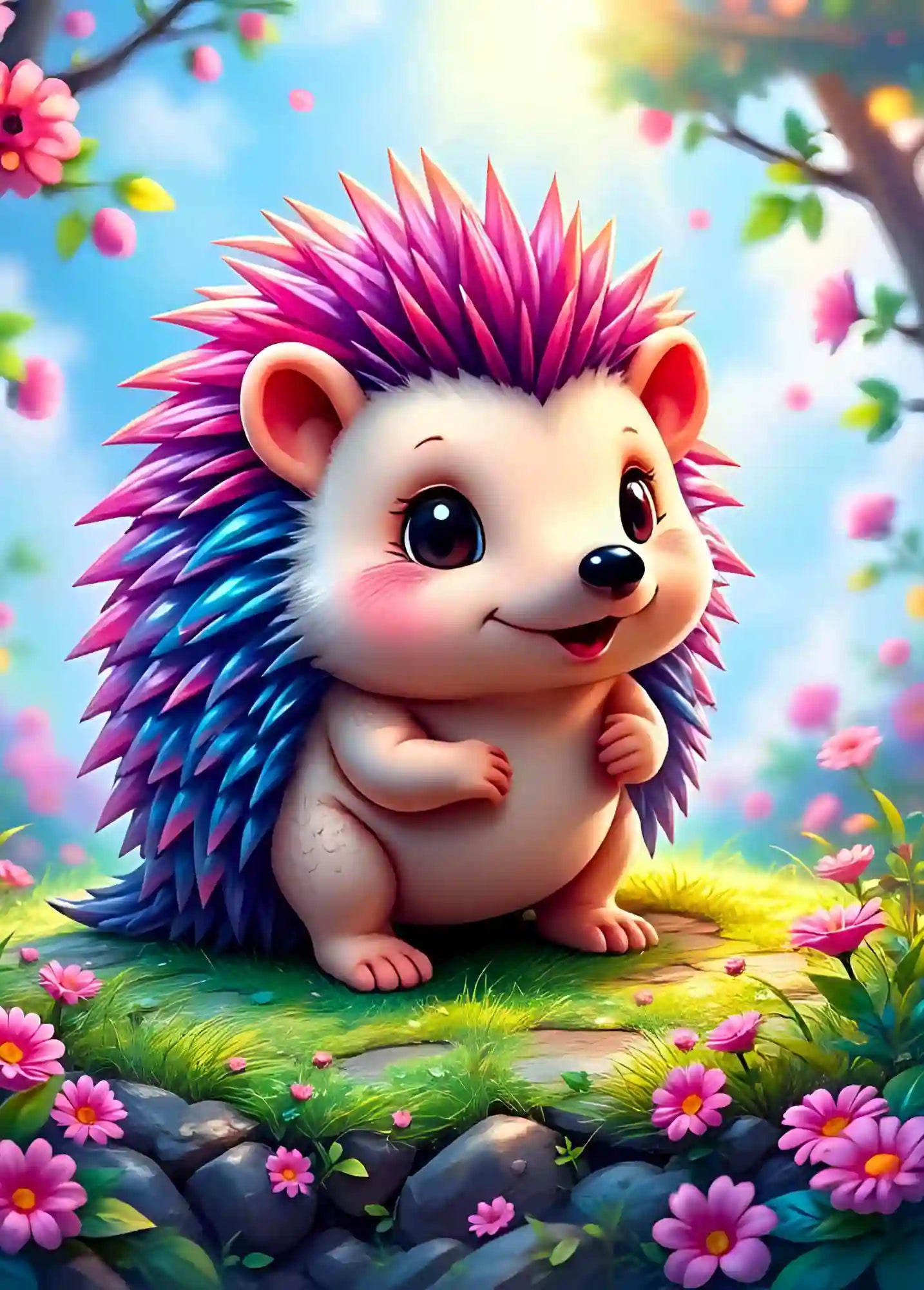 Diamond Painting Mini - Hedgehog Ilay
