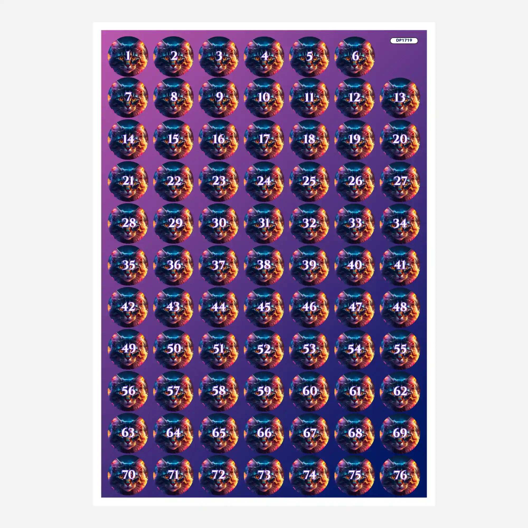 Small Jar Stickers - Guardian Of The Night Blossoms