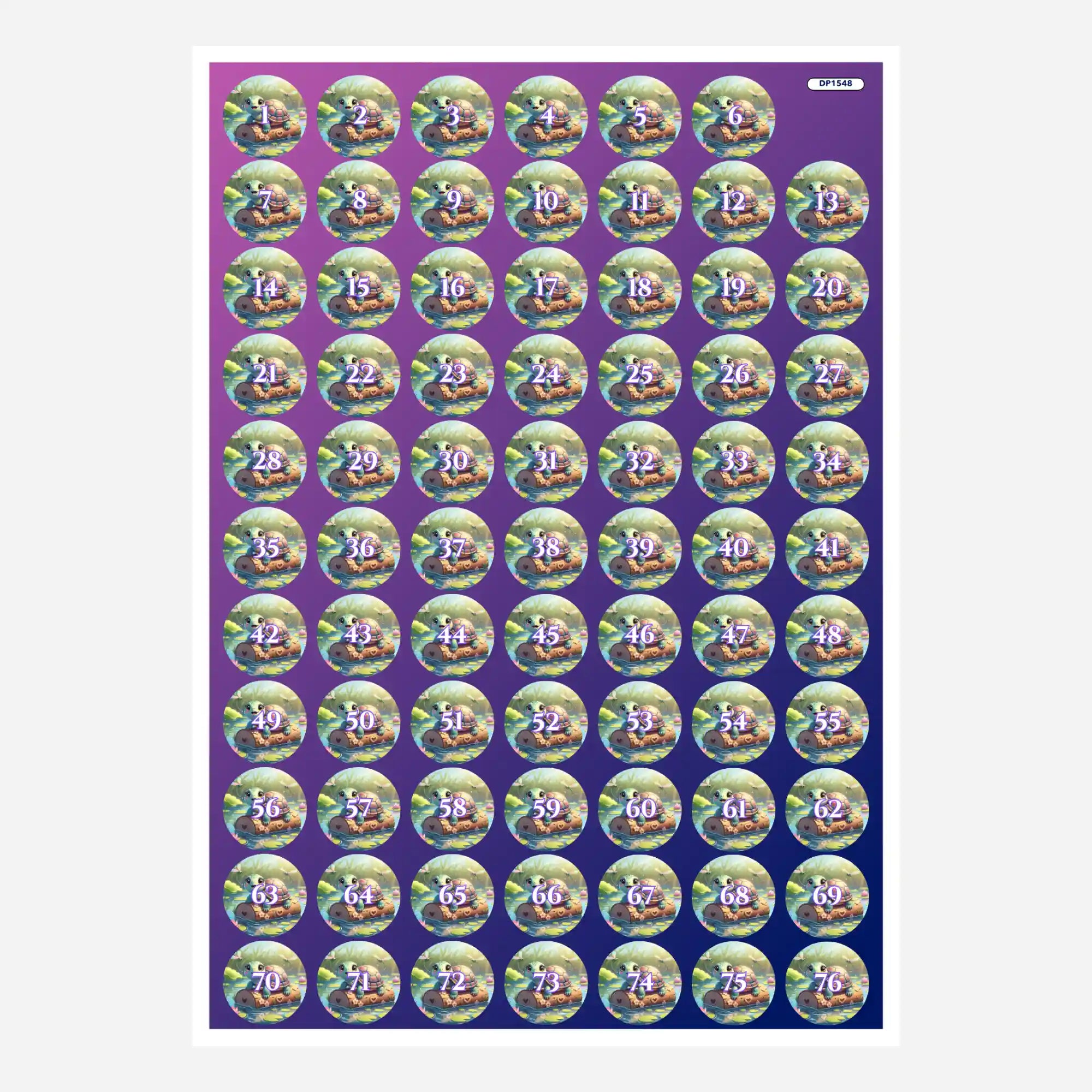 Small Jar Stickers - Turtle Girl Karla