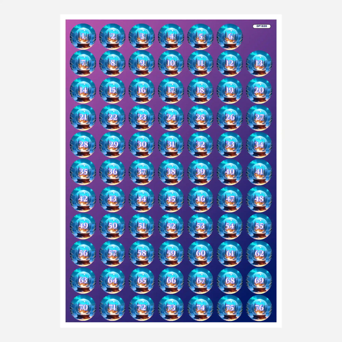 Small Jar Stickers - Preserved Light