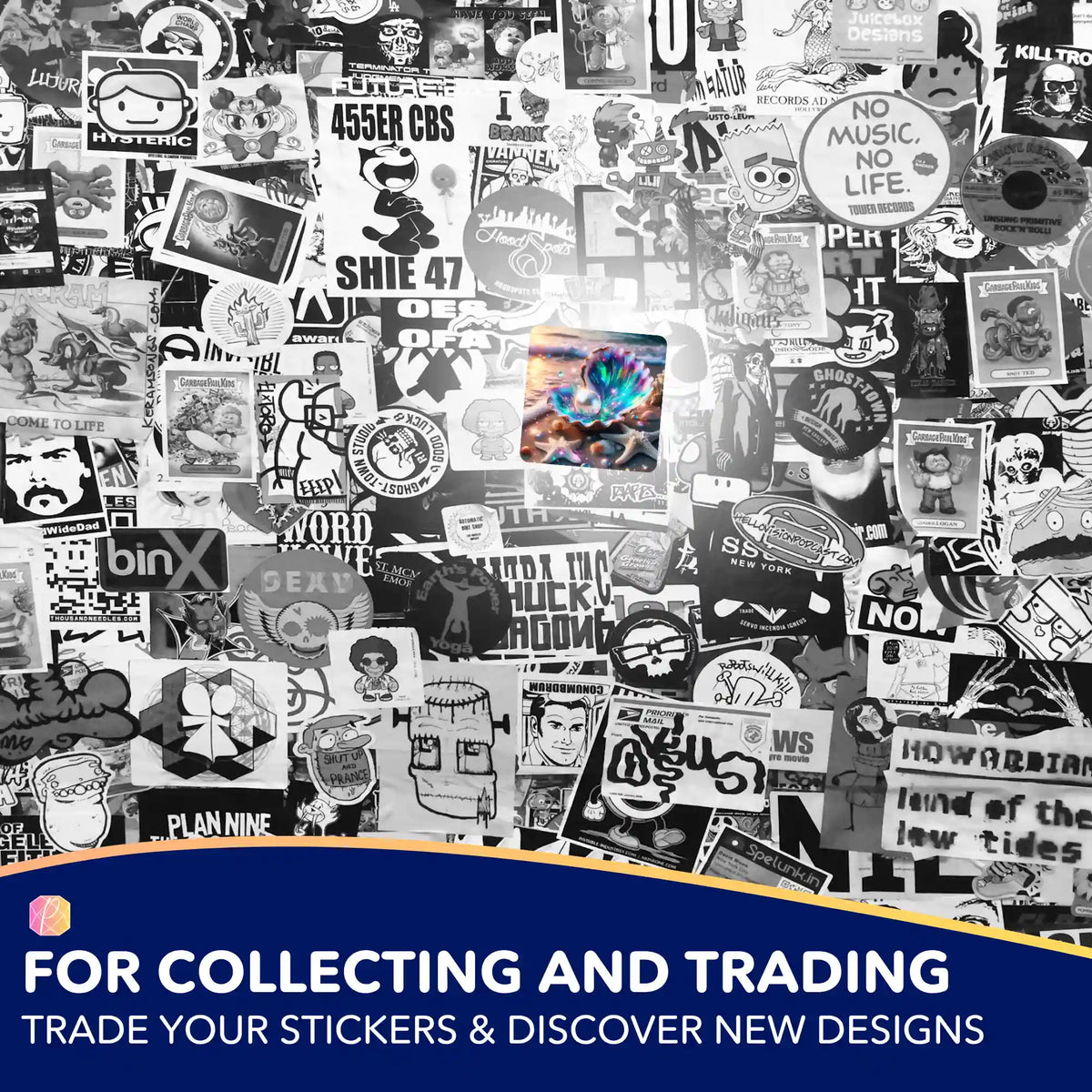 Wall Sticker 5-Pack - Inner Treasure