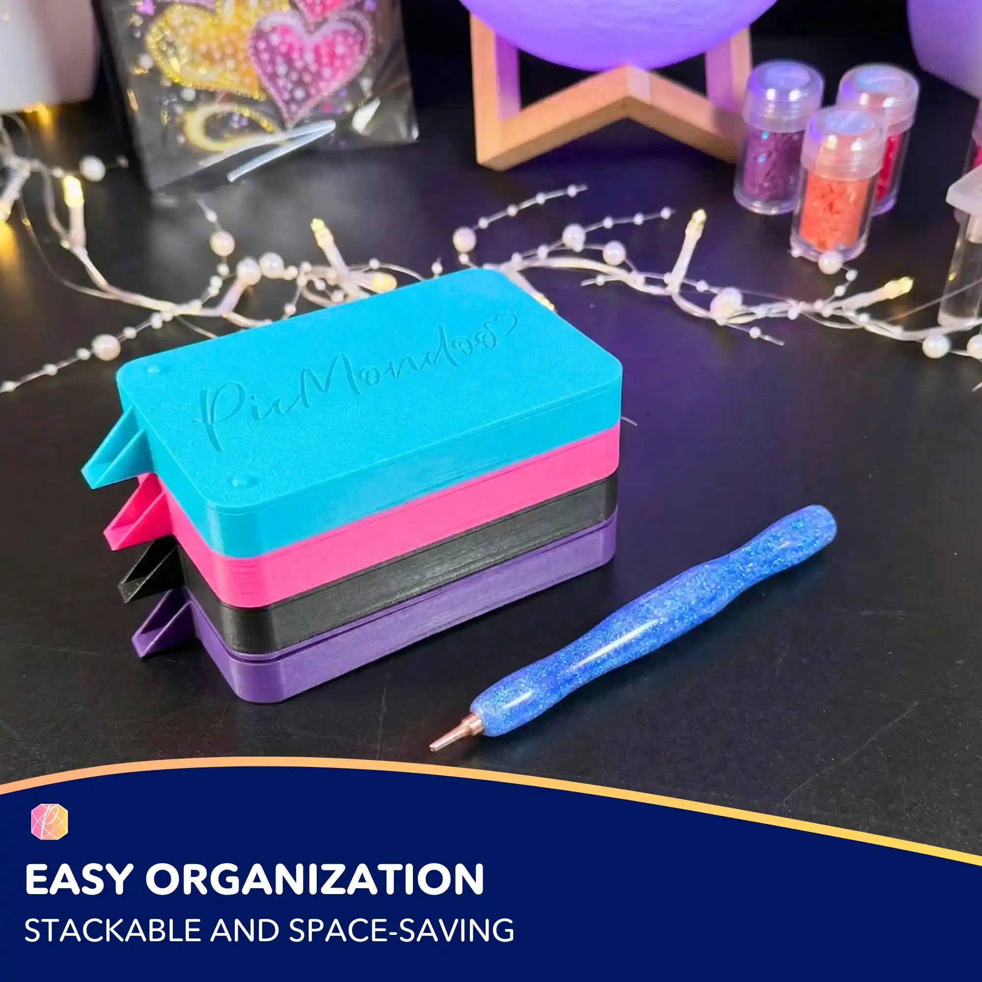 3D Small Glitter Tray