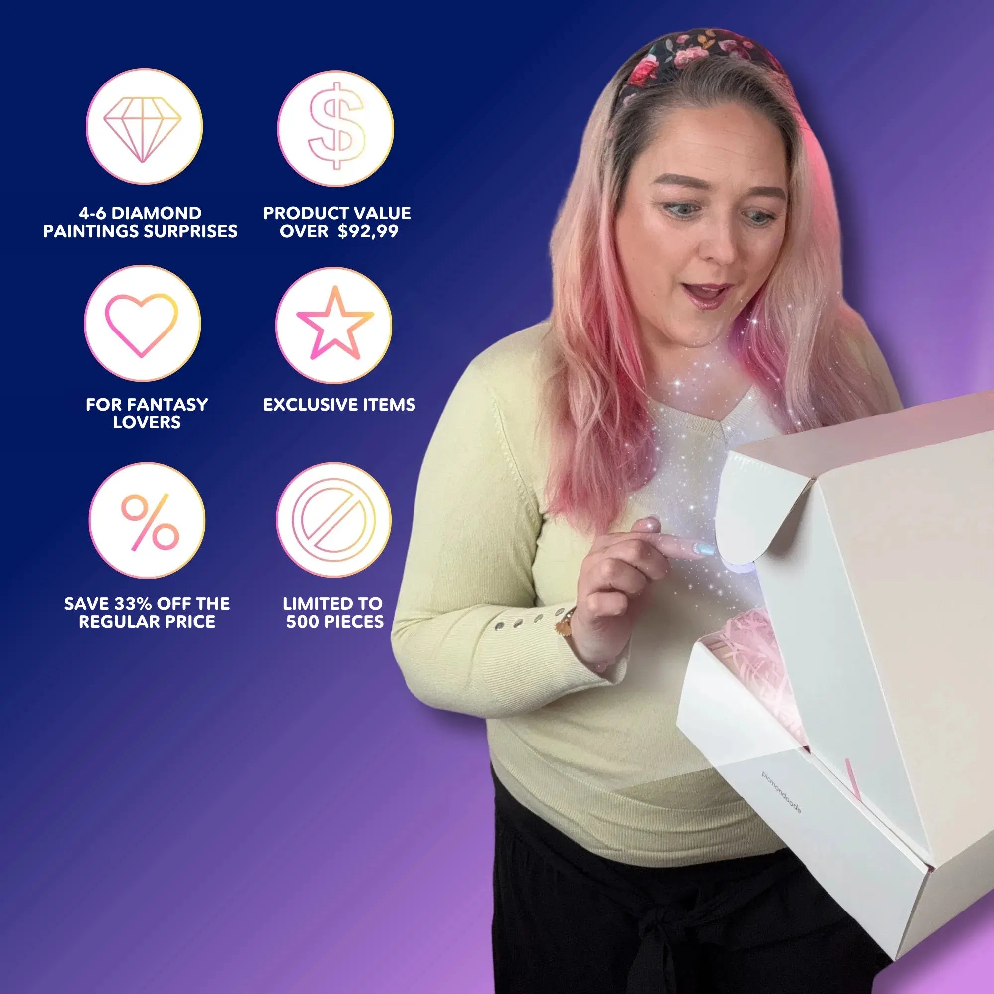 Diamond Painting Mystery-Box "Fantasy Edition" (#1)