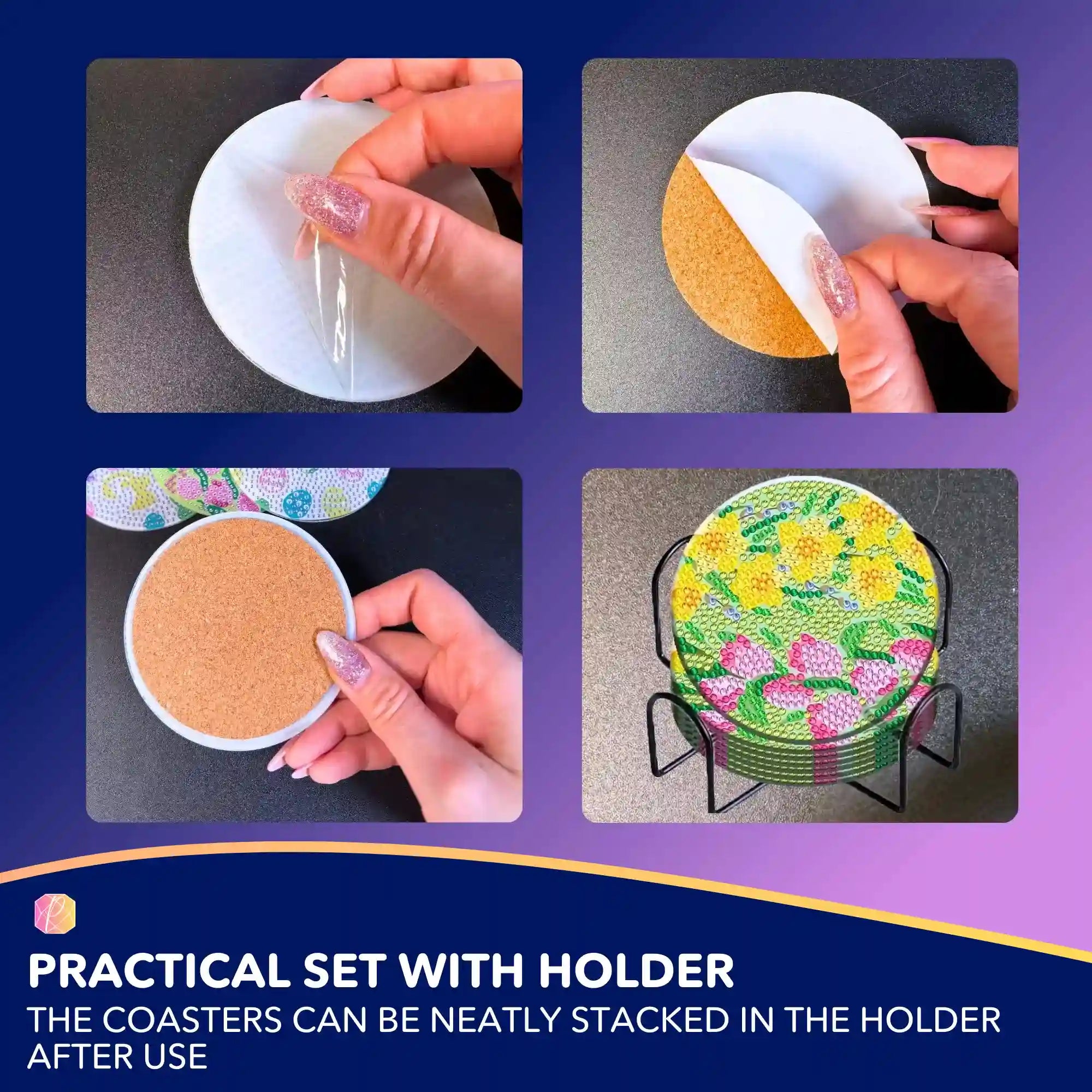 Diamond Painting – Easter Coasters