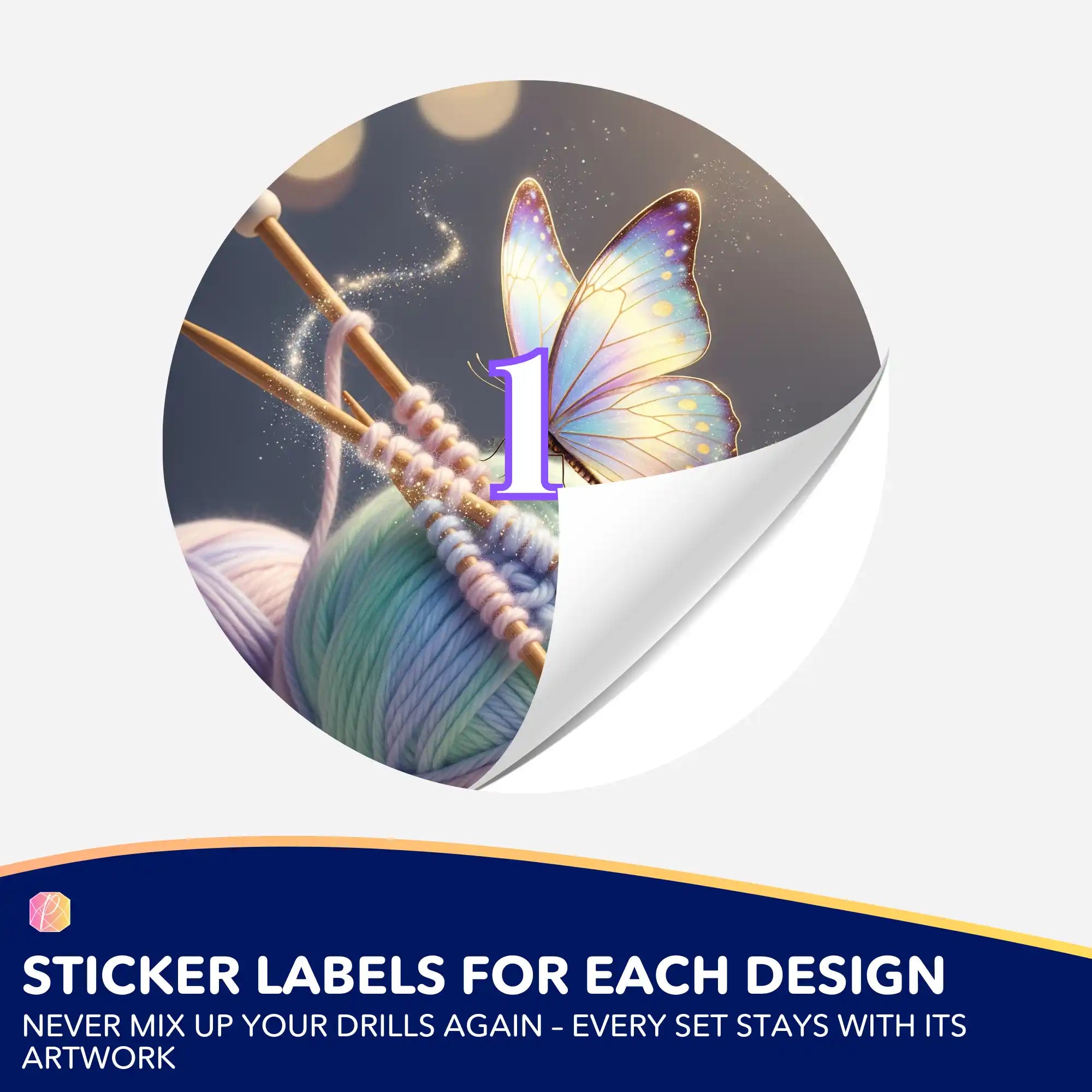 Small Jar Stickers - Wool Dreams