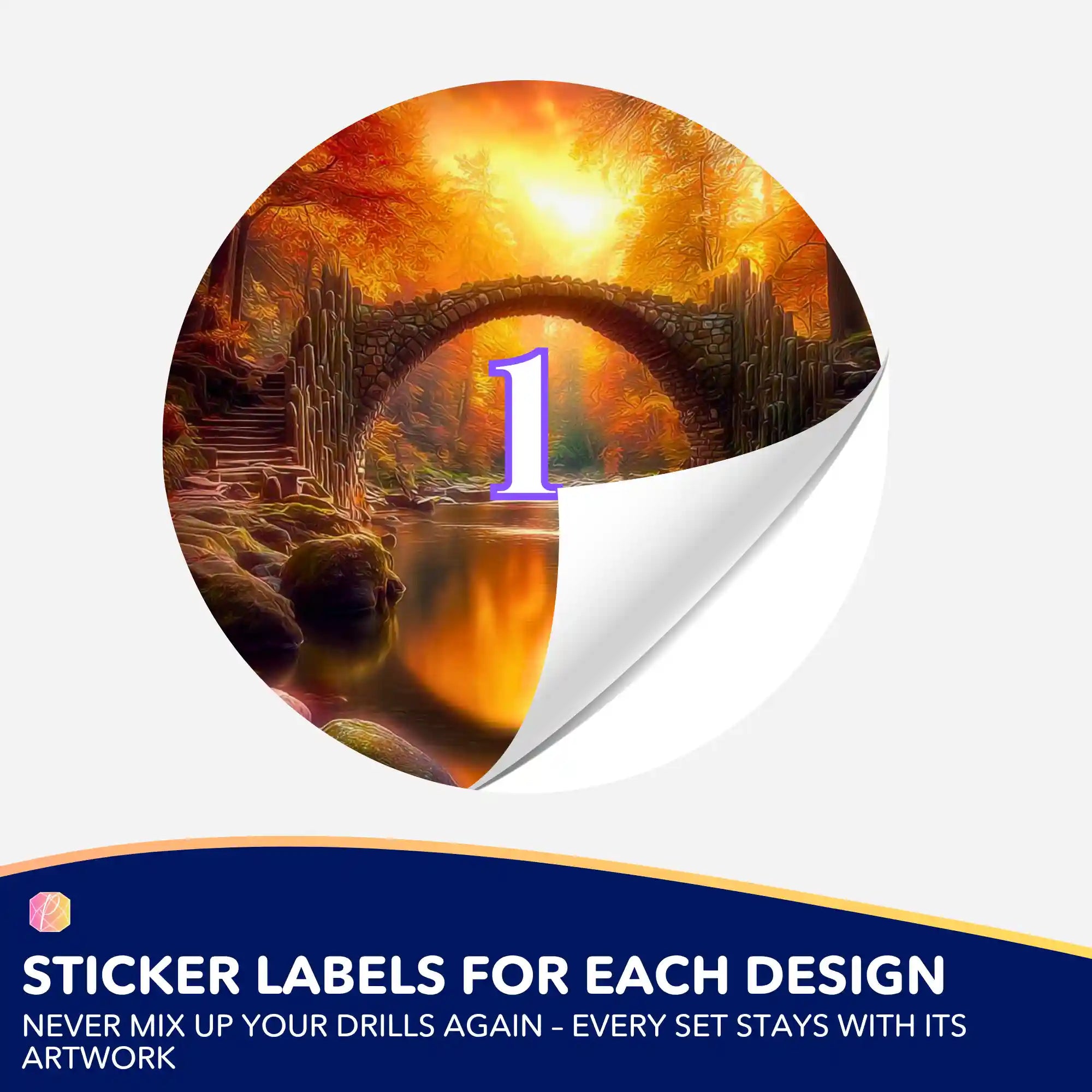 Small Jar Stickers - Bridge of the Eternal Hour