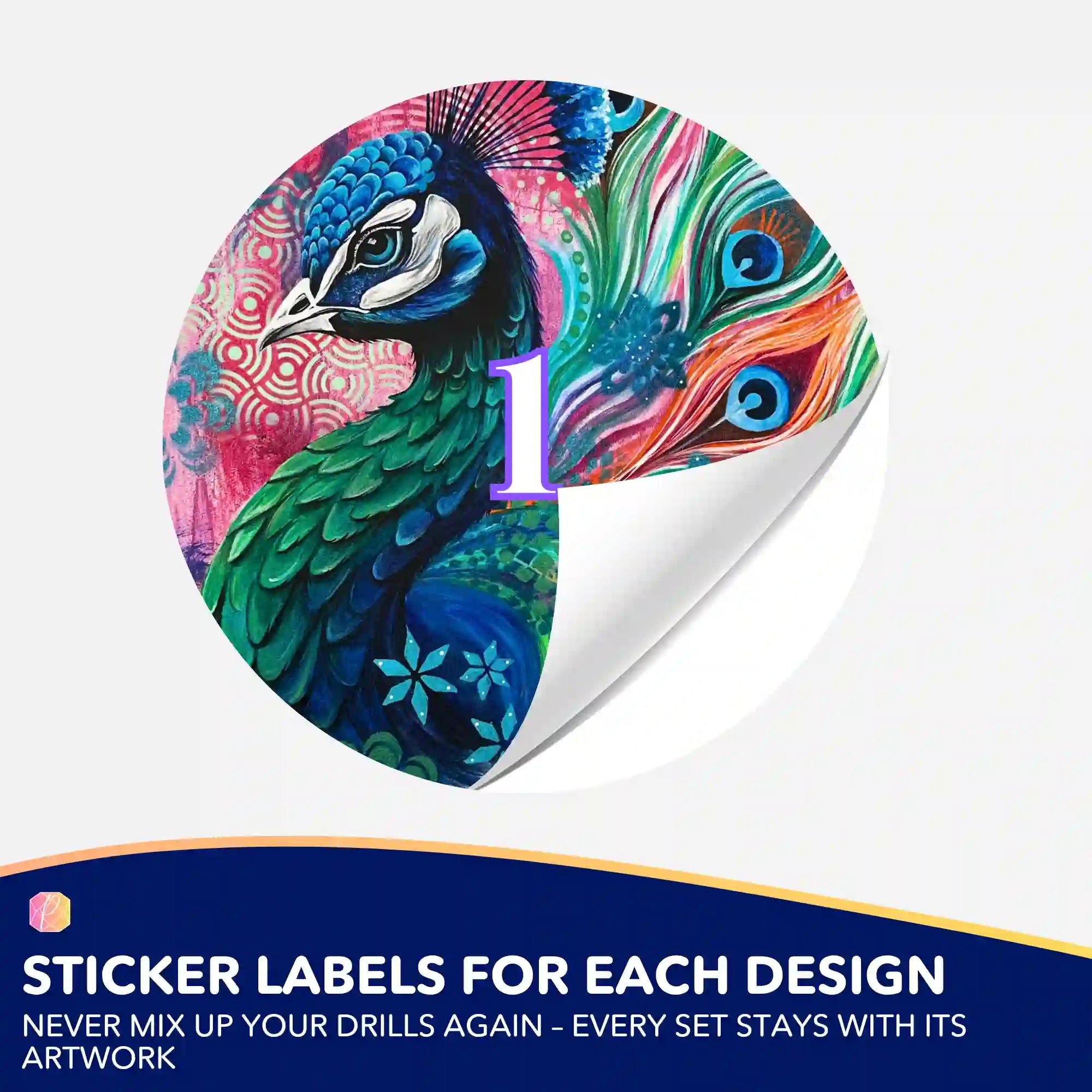 Small Jar Stickers - Majesty of Colors