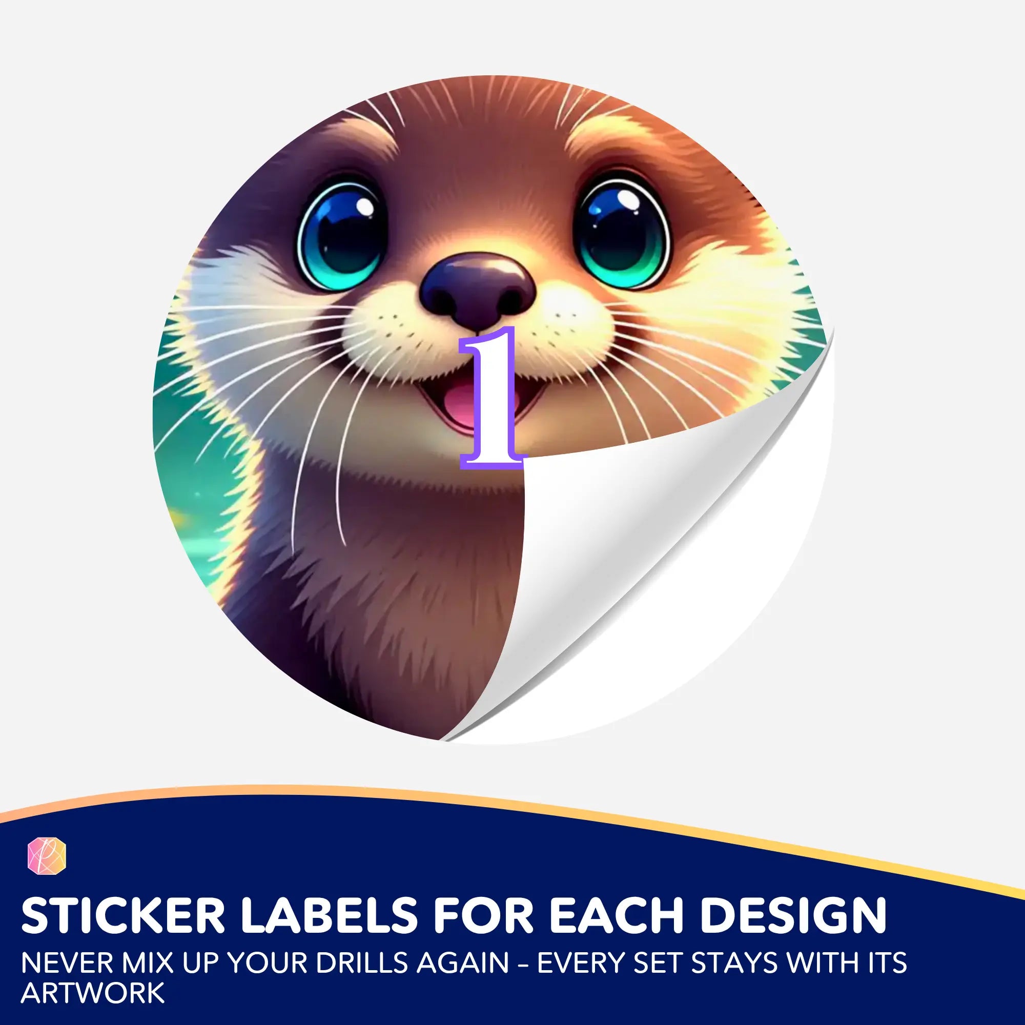 Small Jar Stickers - Hello, World!