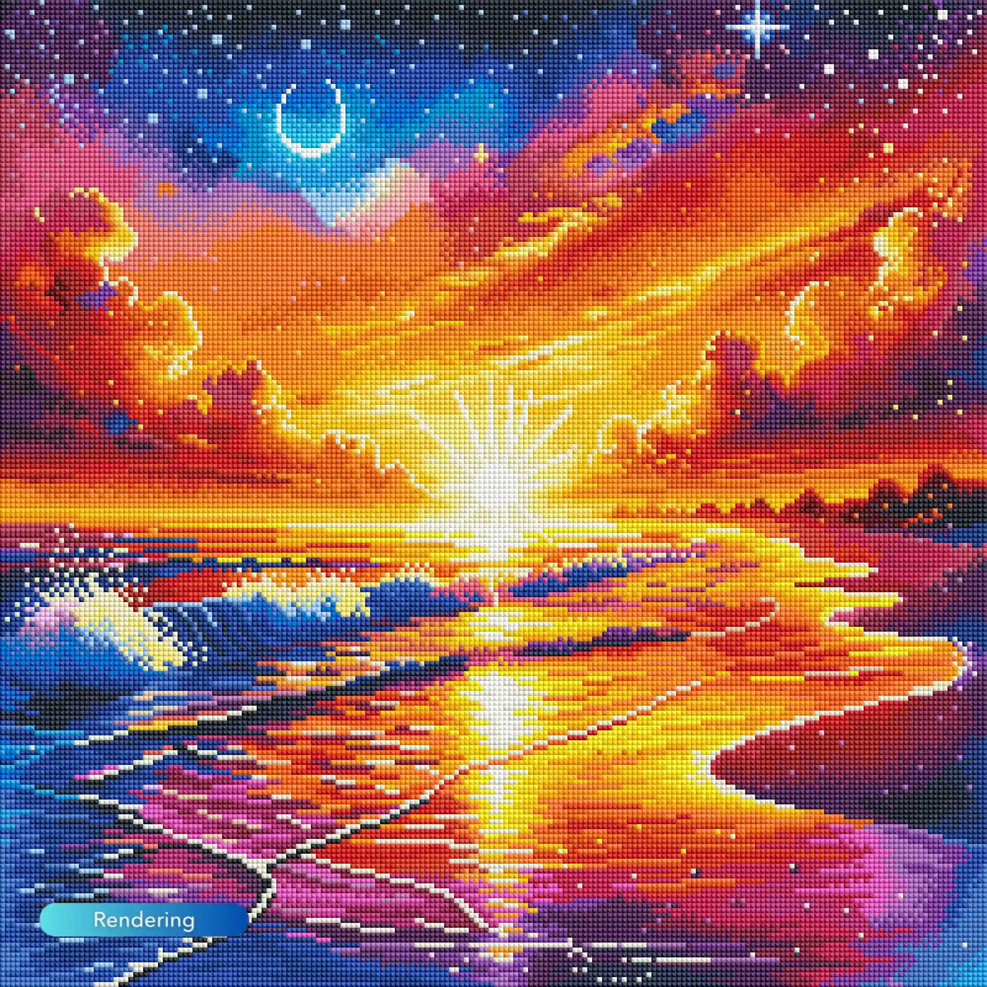 Diamond Painting – Between Sun and Stars "Limited Edition"