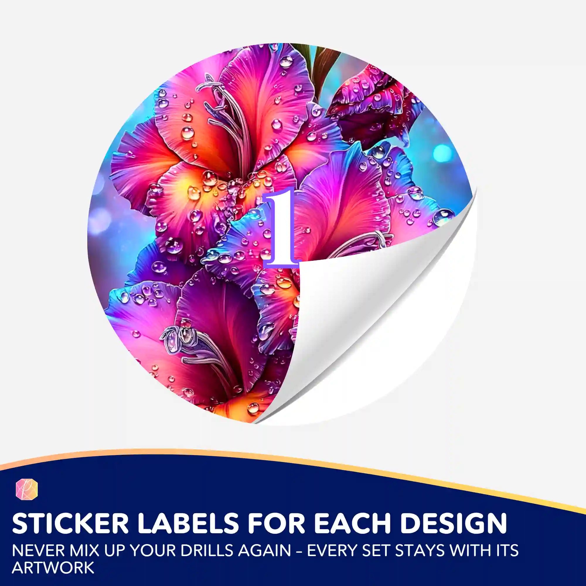 Small Jar Stickers - Morning Dew