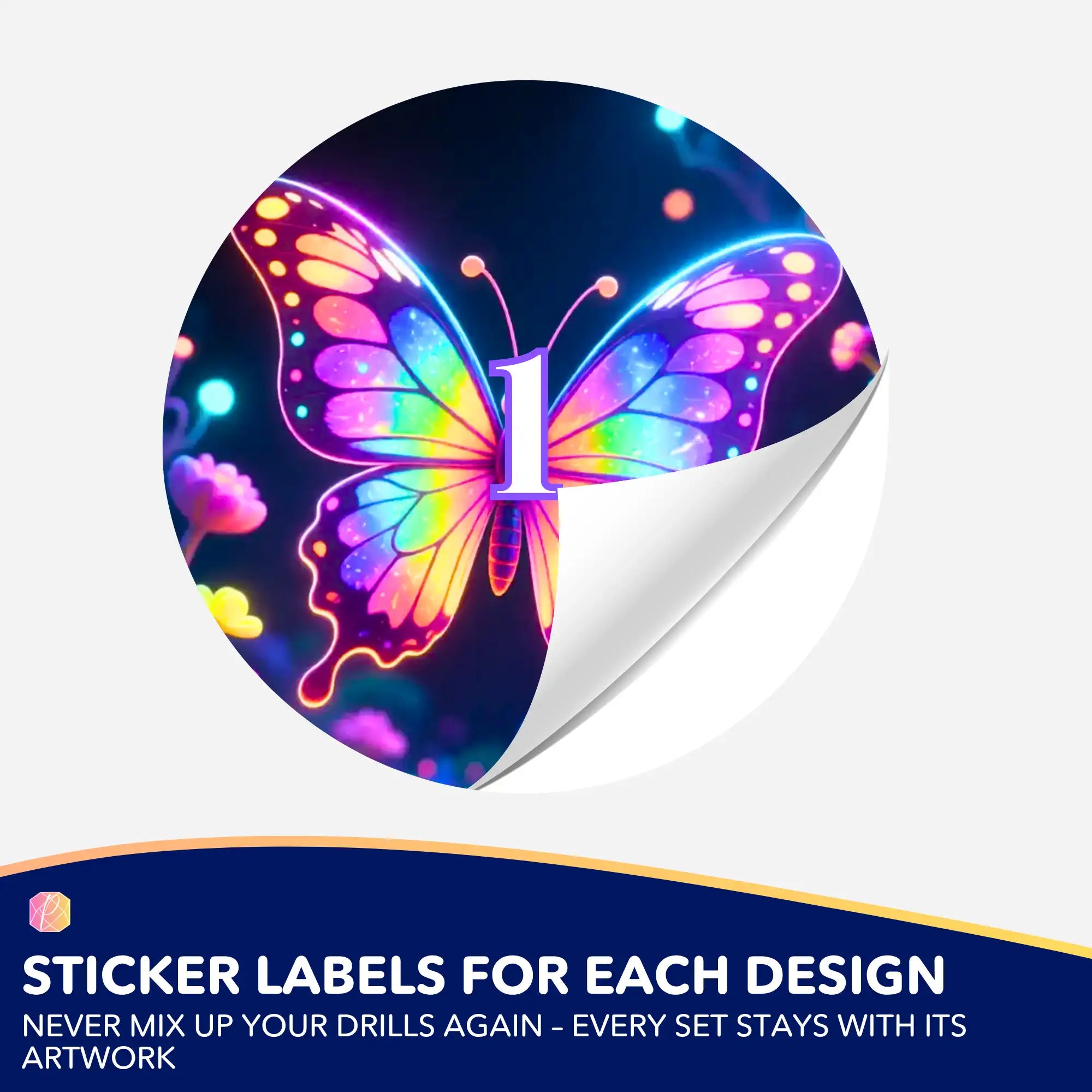 Small Jar Stickers - Wings of the Veil