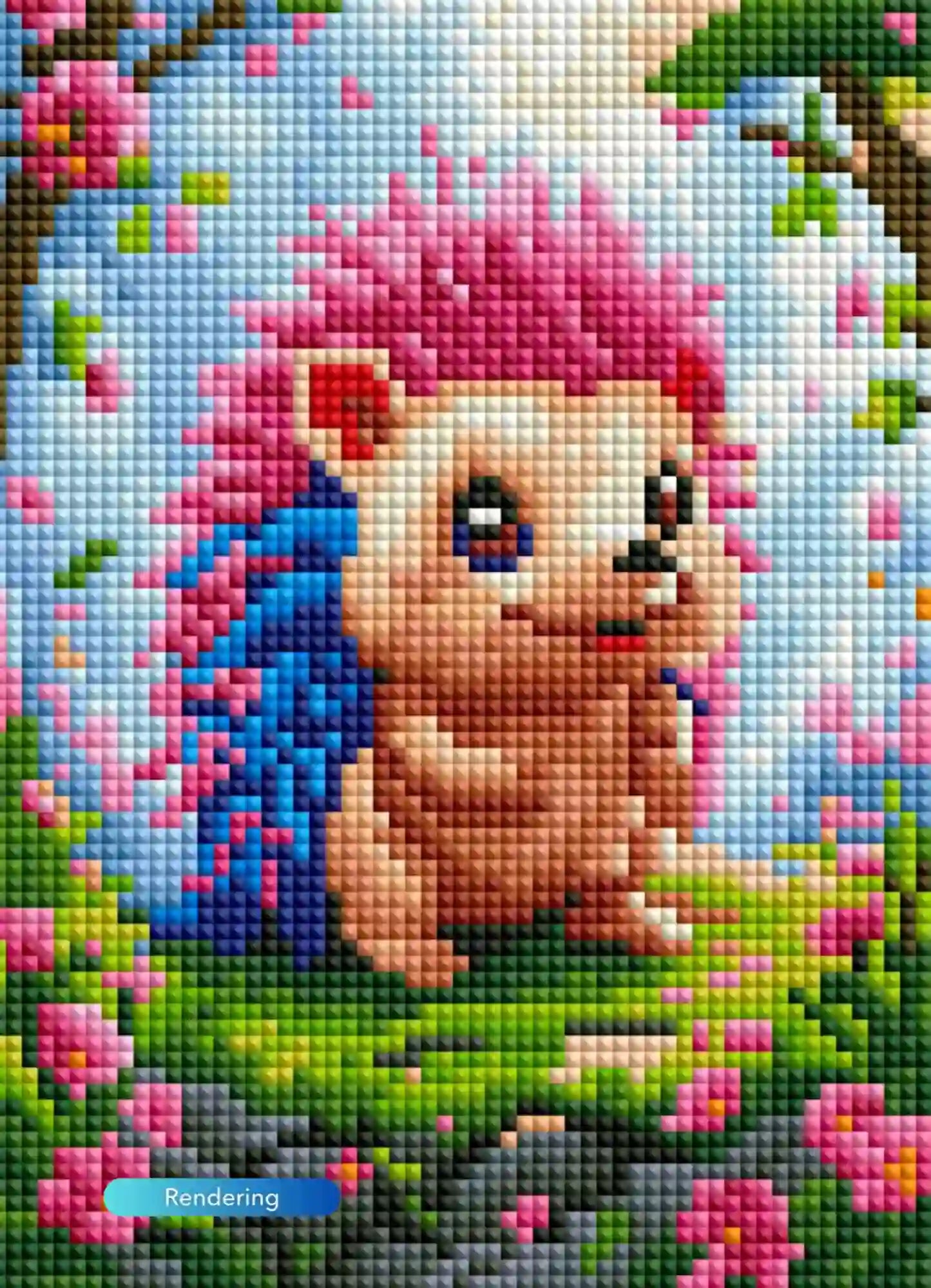 Diamond Painting Mini - Hedgehog Ilay