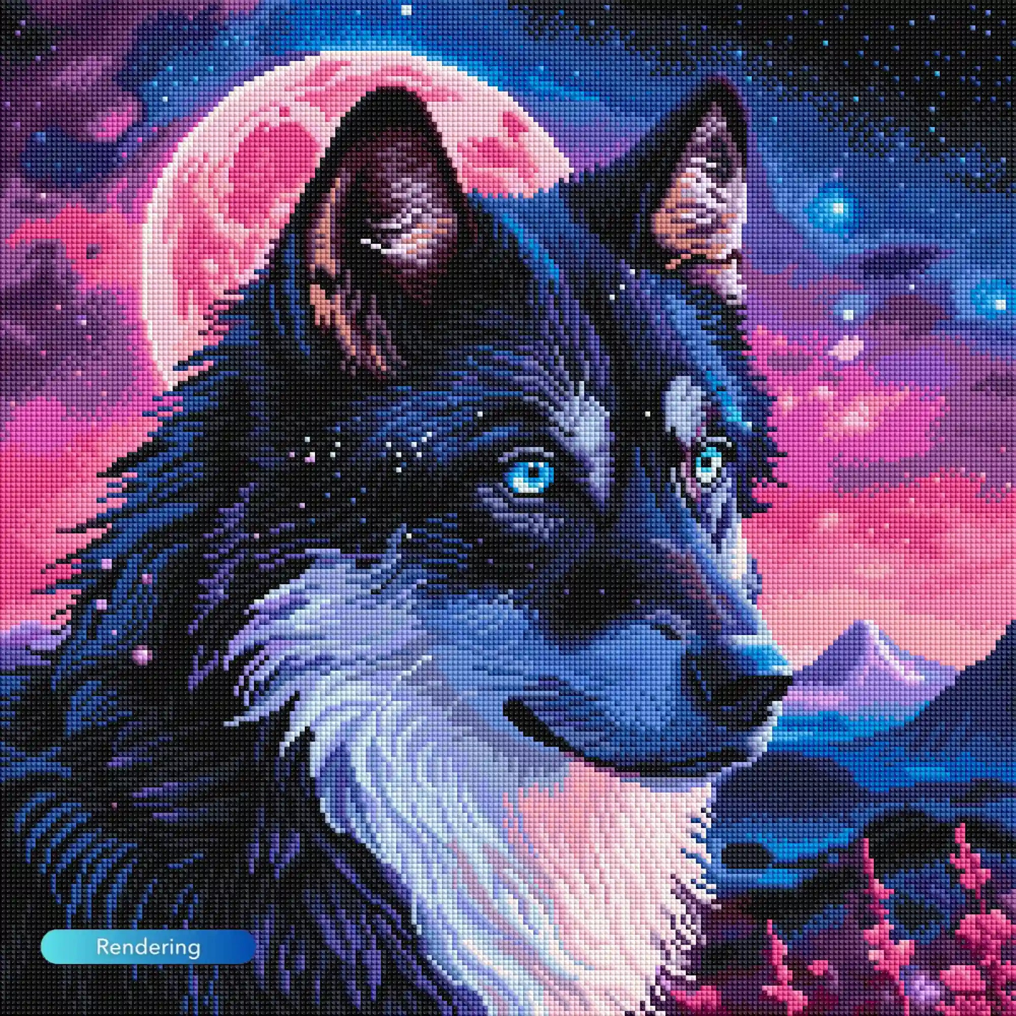Diamond Painting – Under the Strawberry Moon “Limited Edition”