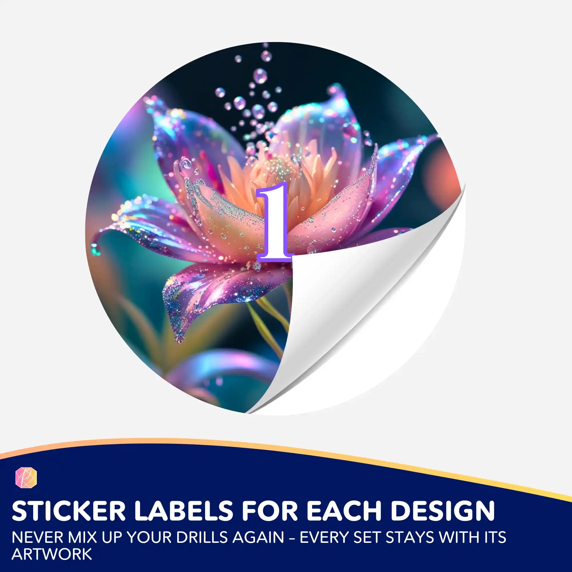 Small Jar Stickers - Star Dew