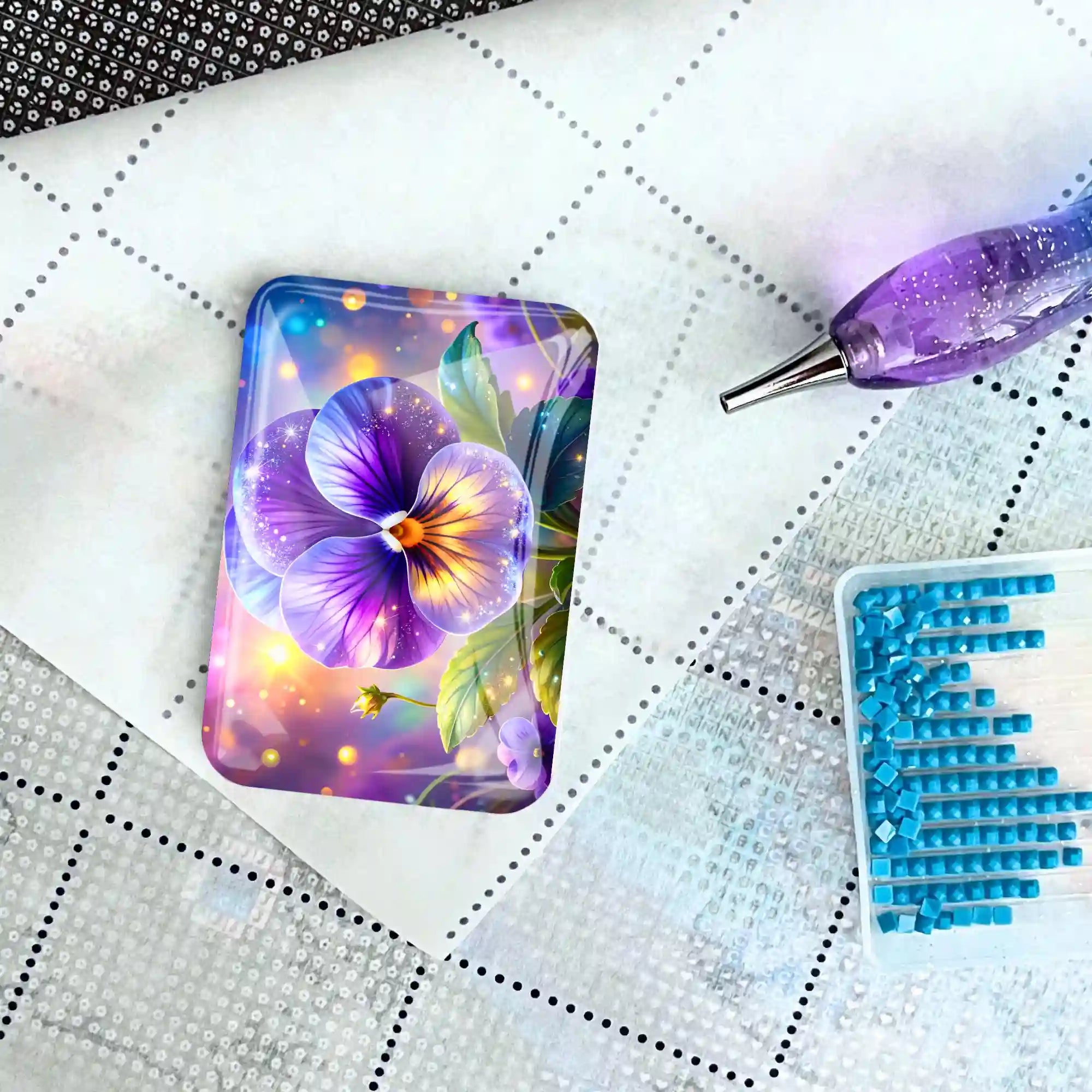 Cover Minder - Star Violets