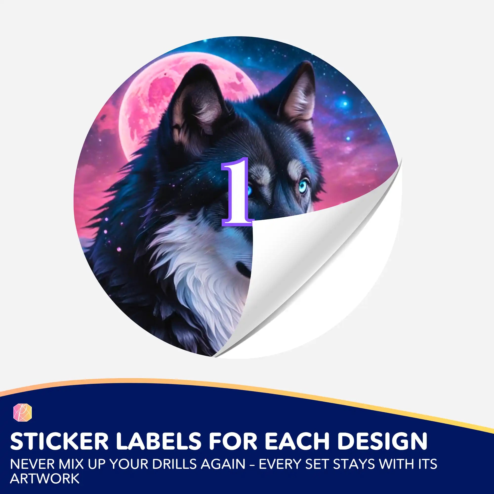 Small Jar Stickers - Under the Strawberry Moon