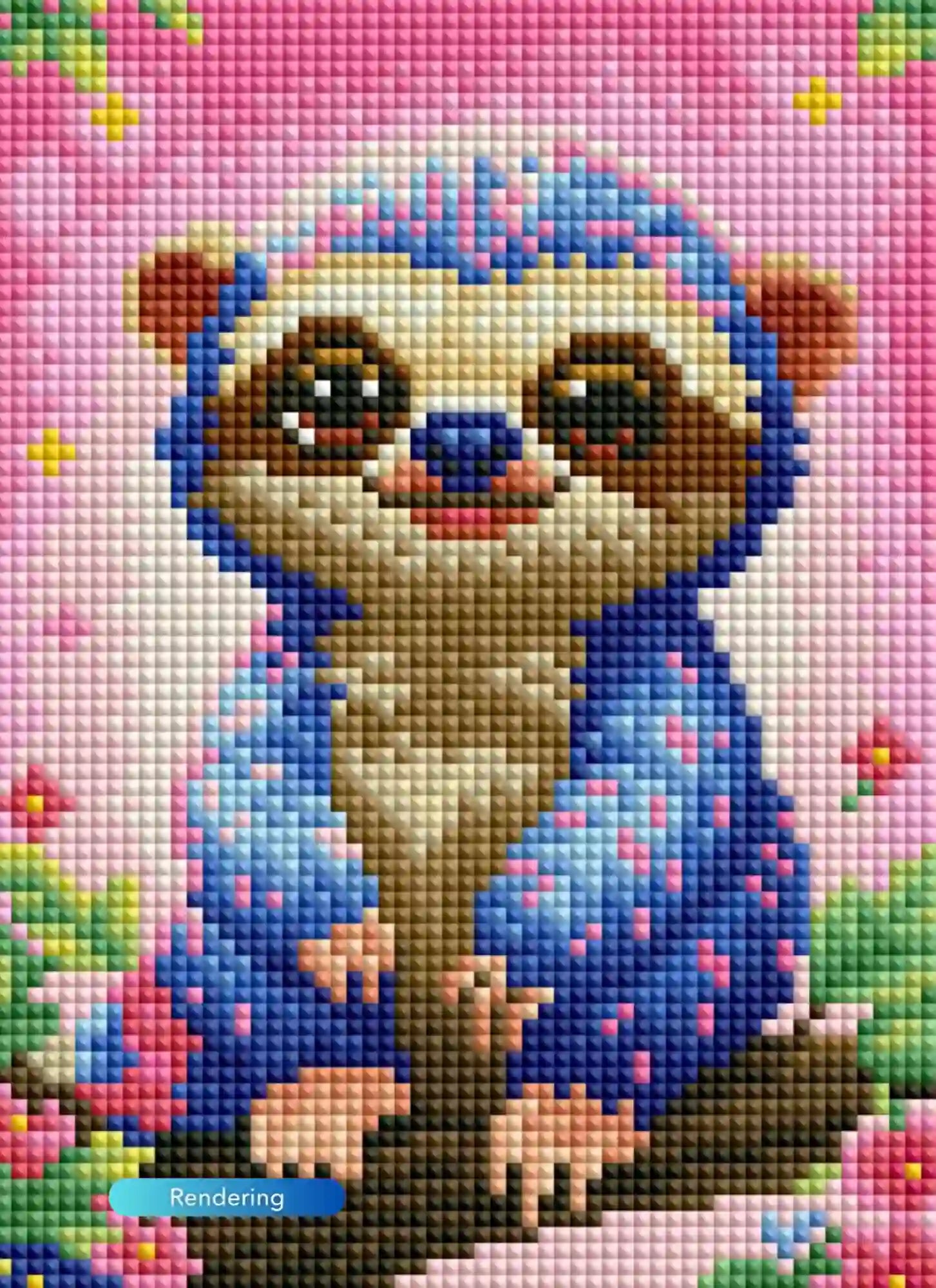 Diamond Painting Mini - Little Lazybones