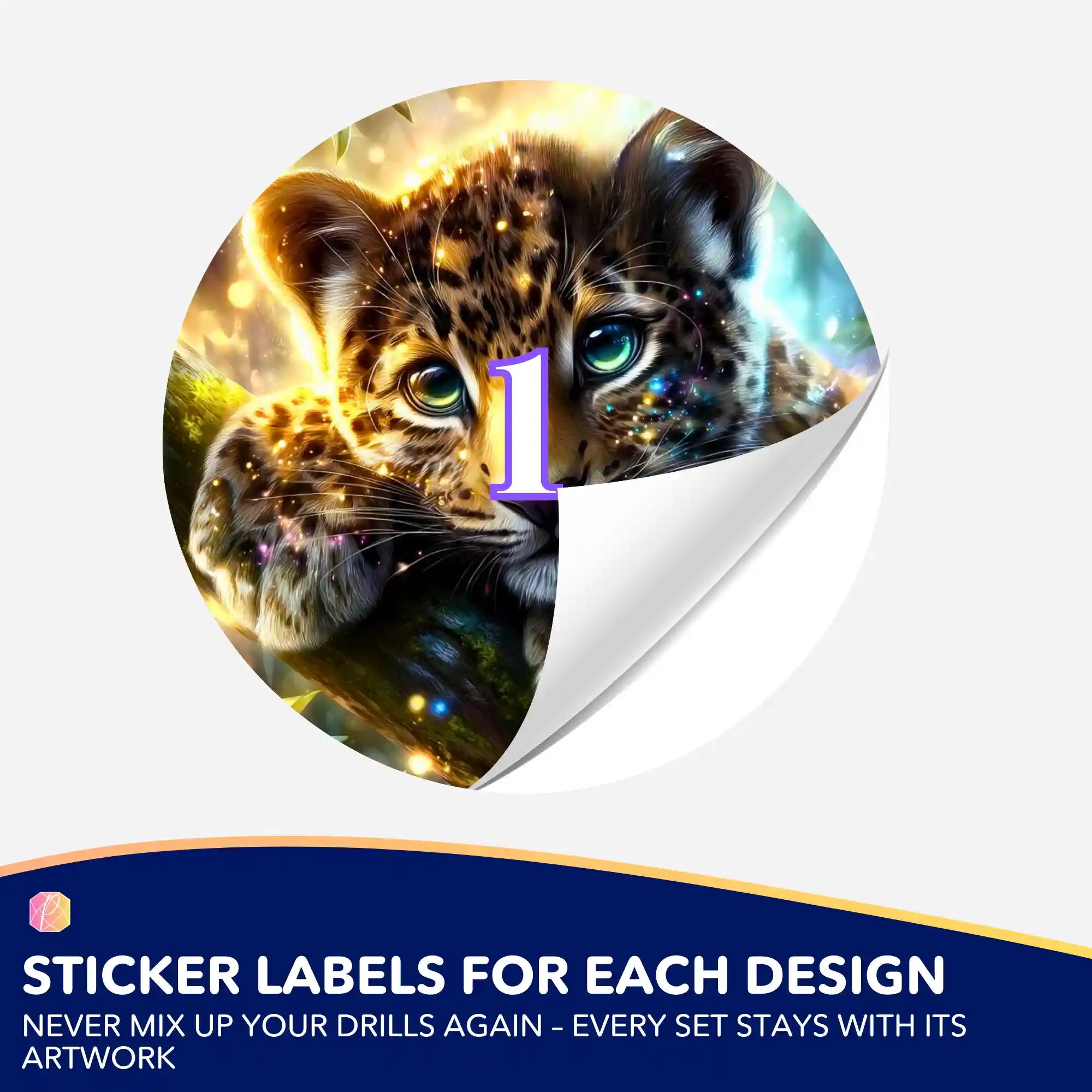 Small Jar Stickers - Sun Spark