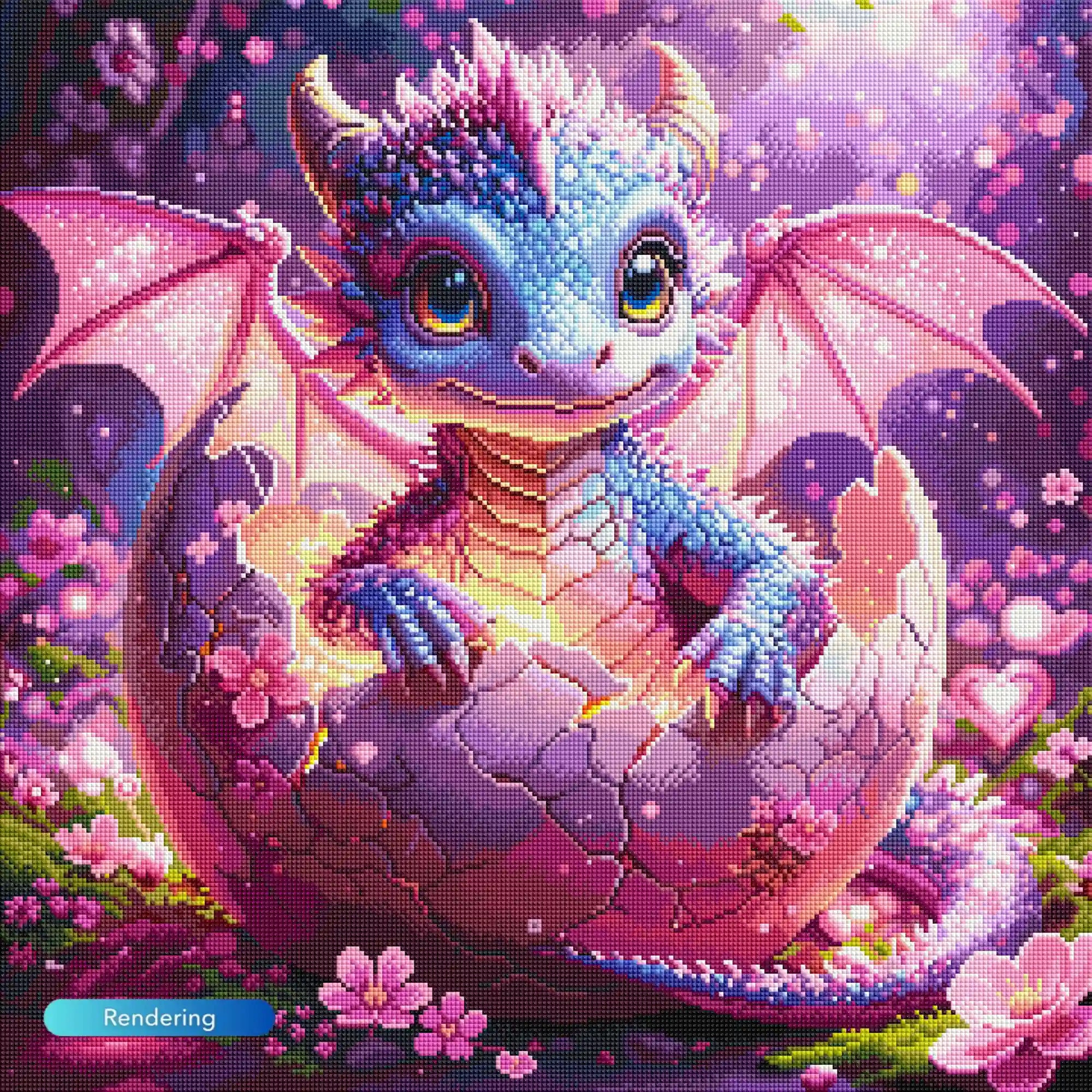 Diamond Painting - Dragon Sunny