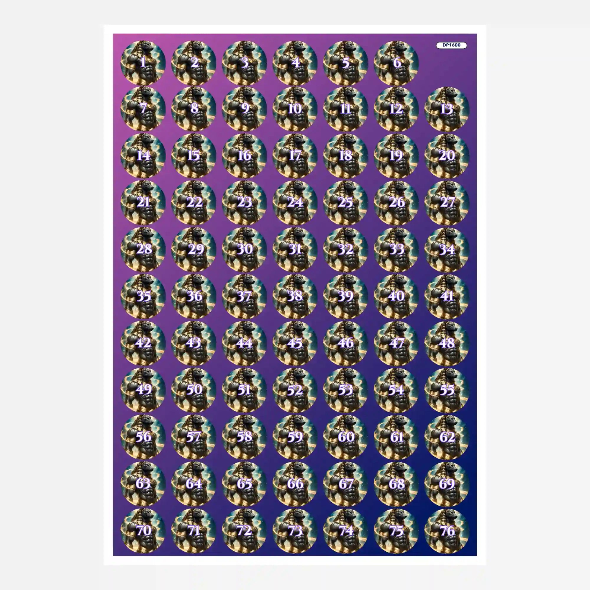 Small Jar Stickers - Anubis