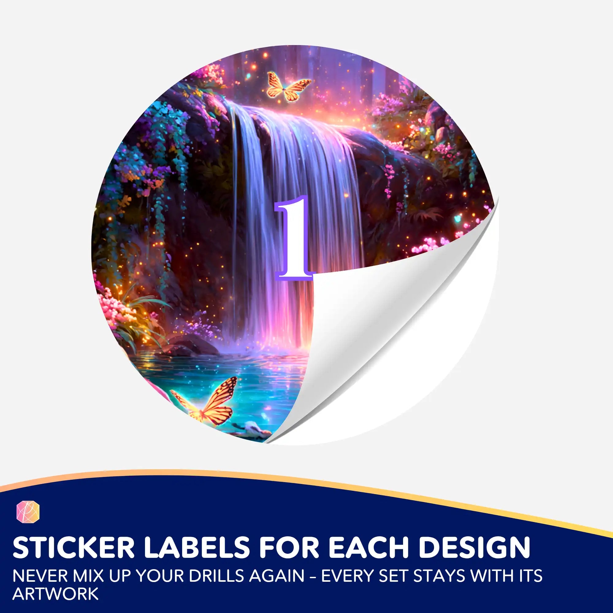 Small Jar Stickers - Grove of Awakened Colors